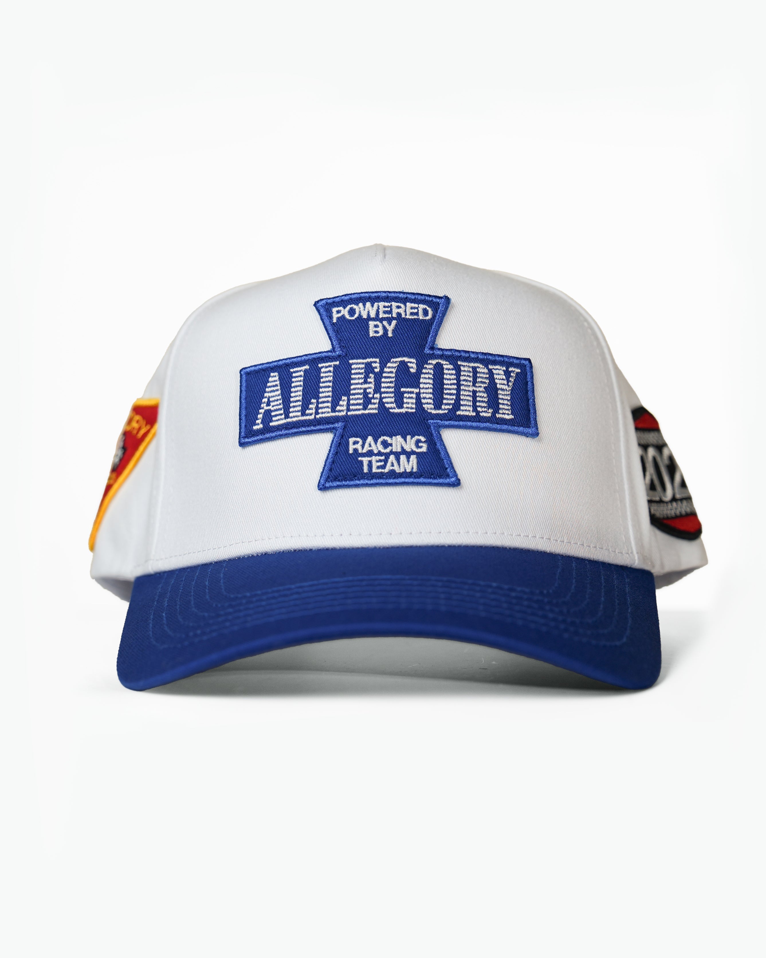 Allegory Racing Division Premium Hat / White / Sapphire Blue-1