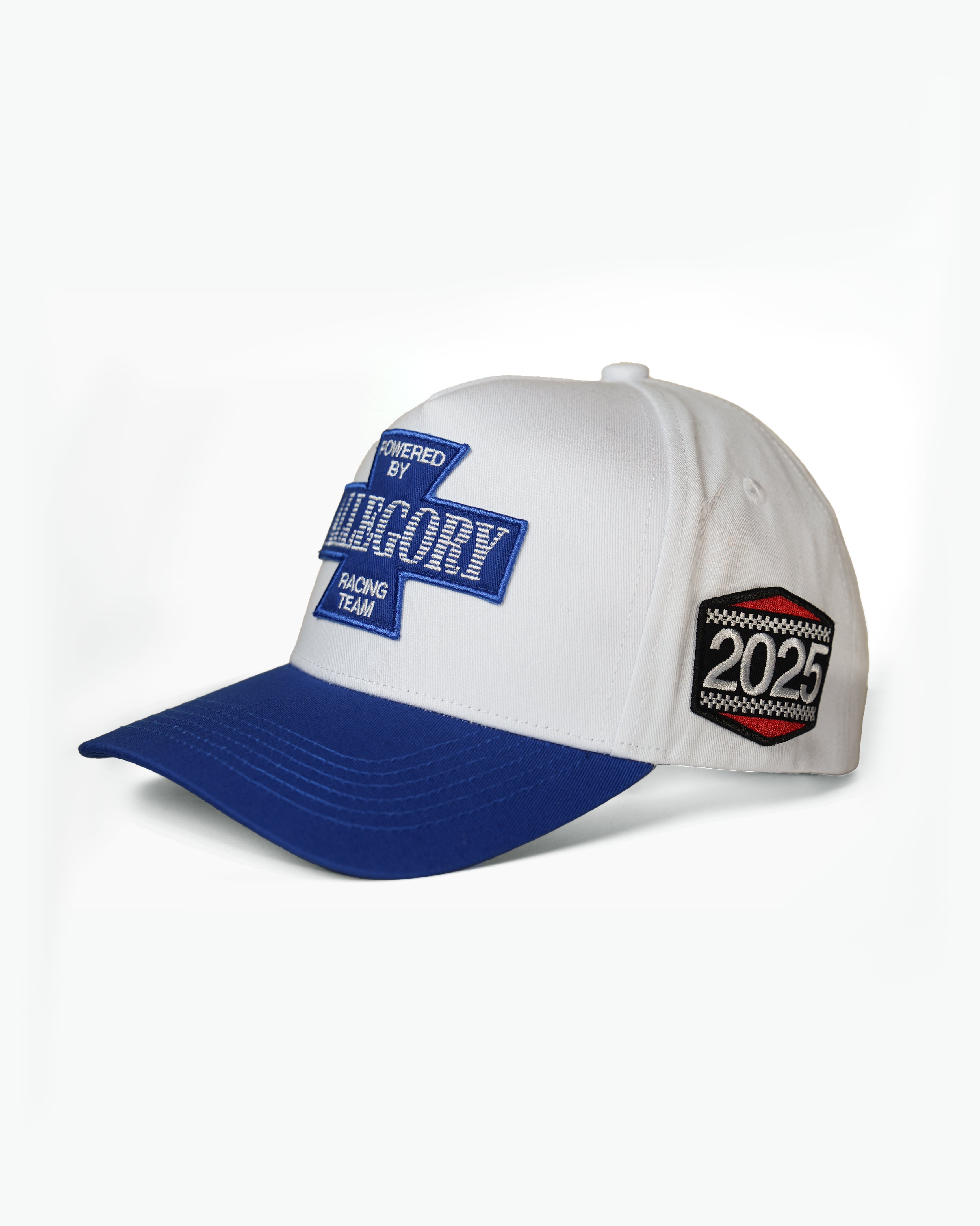 Allegory Racing Division Premium Hat / White / Sapphire Blue-3