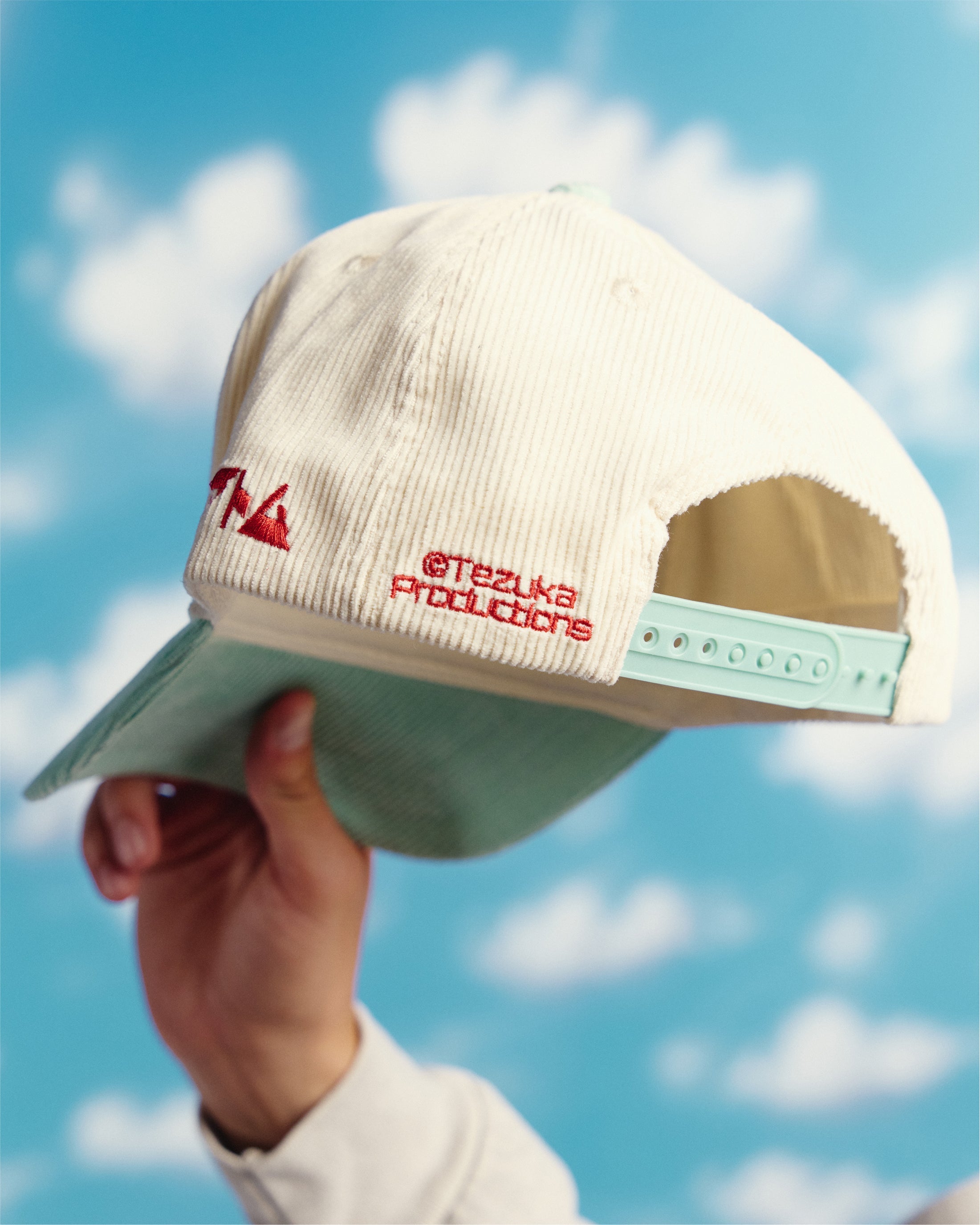 Tears of Atom Corduroy Hat For Astro Boy / Cream / Teal-5