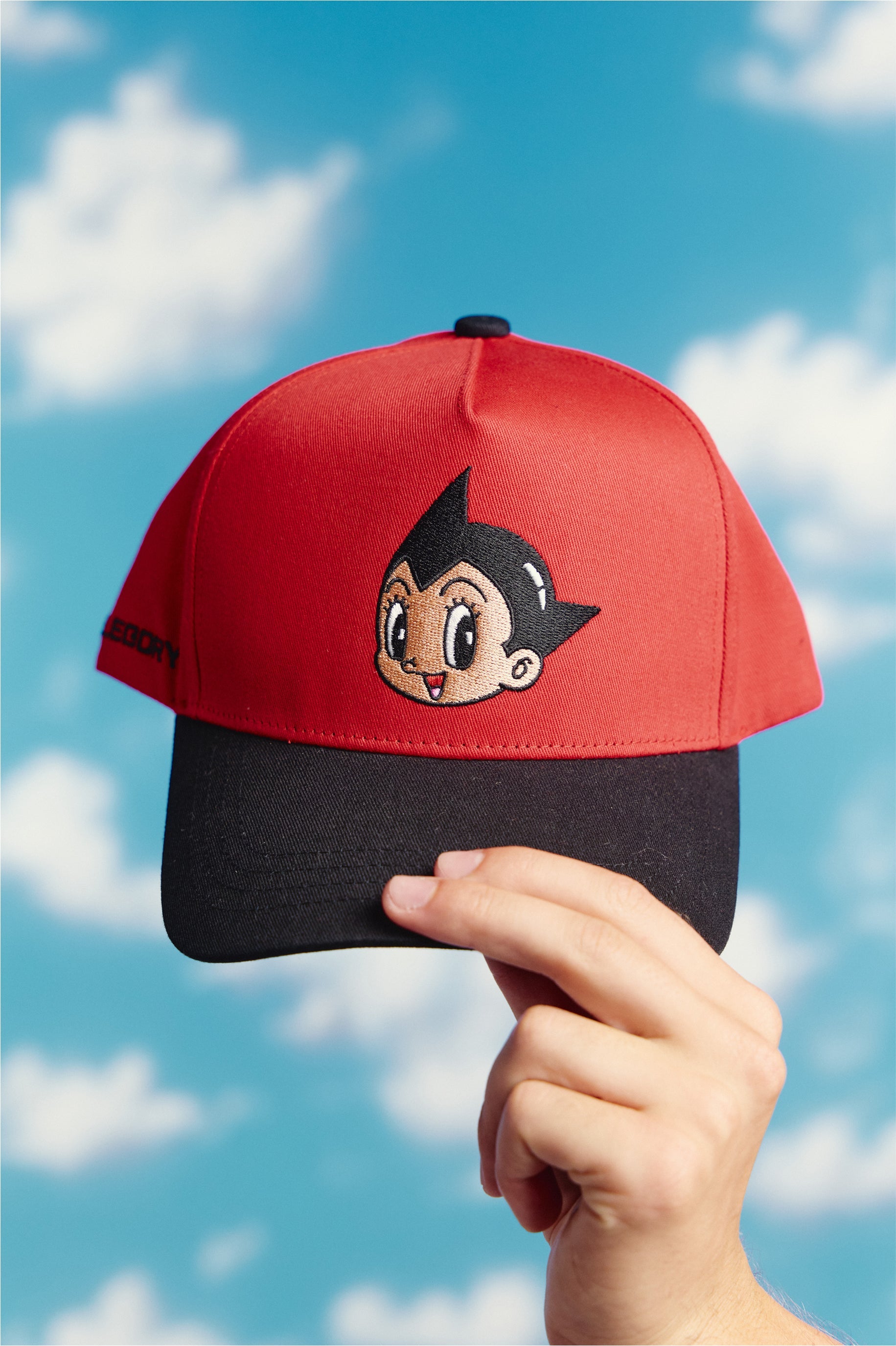 Classic Astro Boy Corduroy Hat For Astro Boy / Imperial Red / Black-6