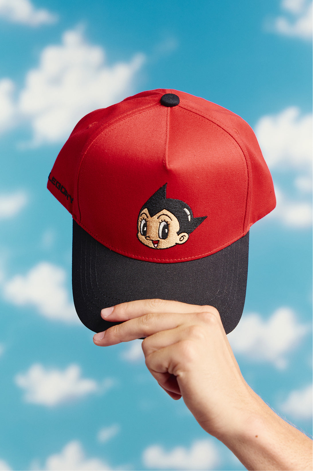 Classic Astro Boy Corduroy Hat For Astro Boy / Imperial Red / Black-5