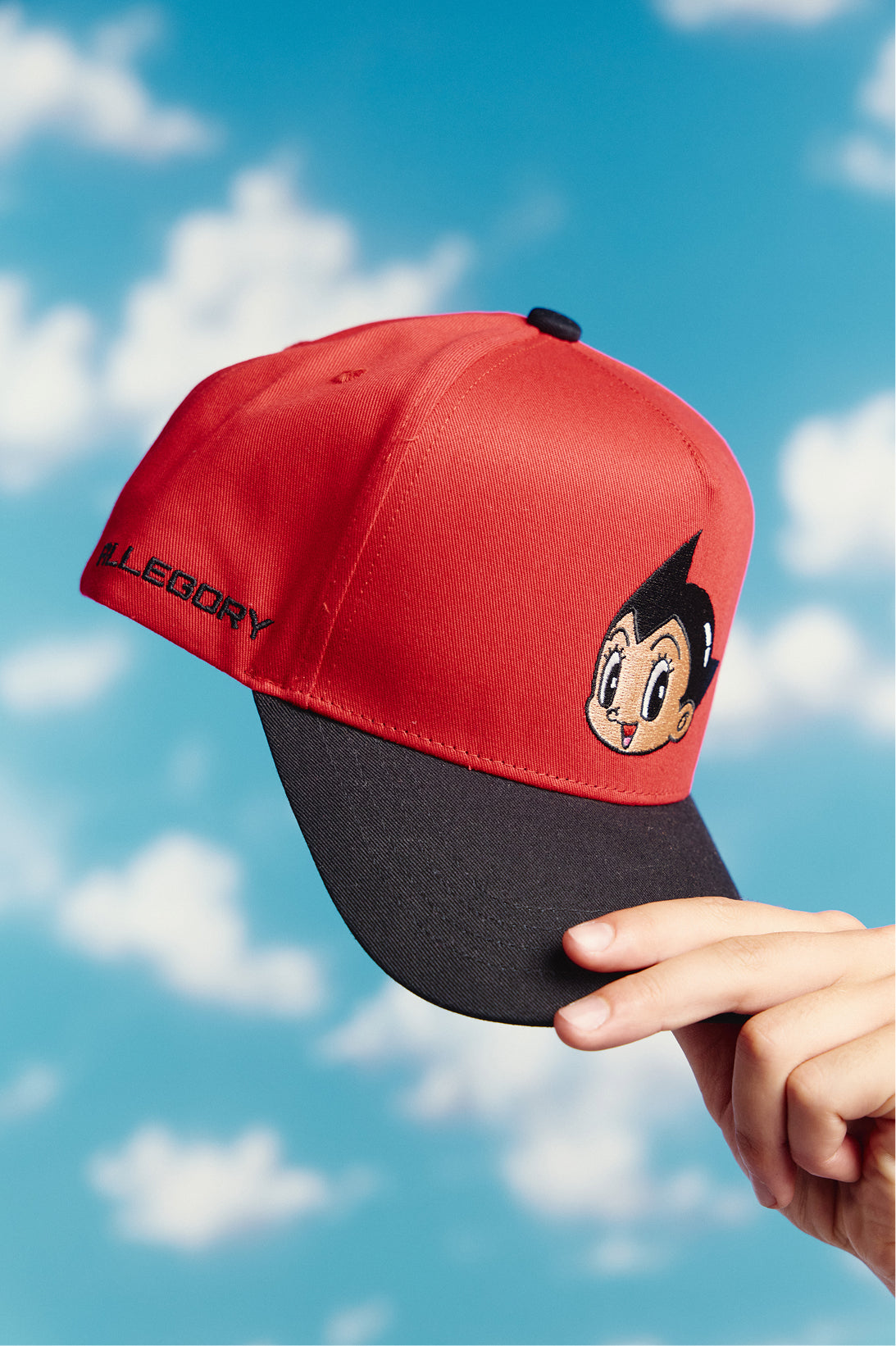 Classic Astro Boy Corduroy Hat For Astro Boy / Imperial Red / Black-7