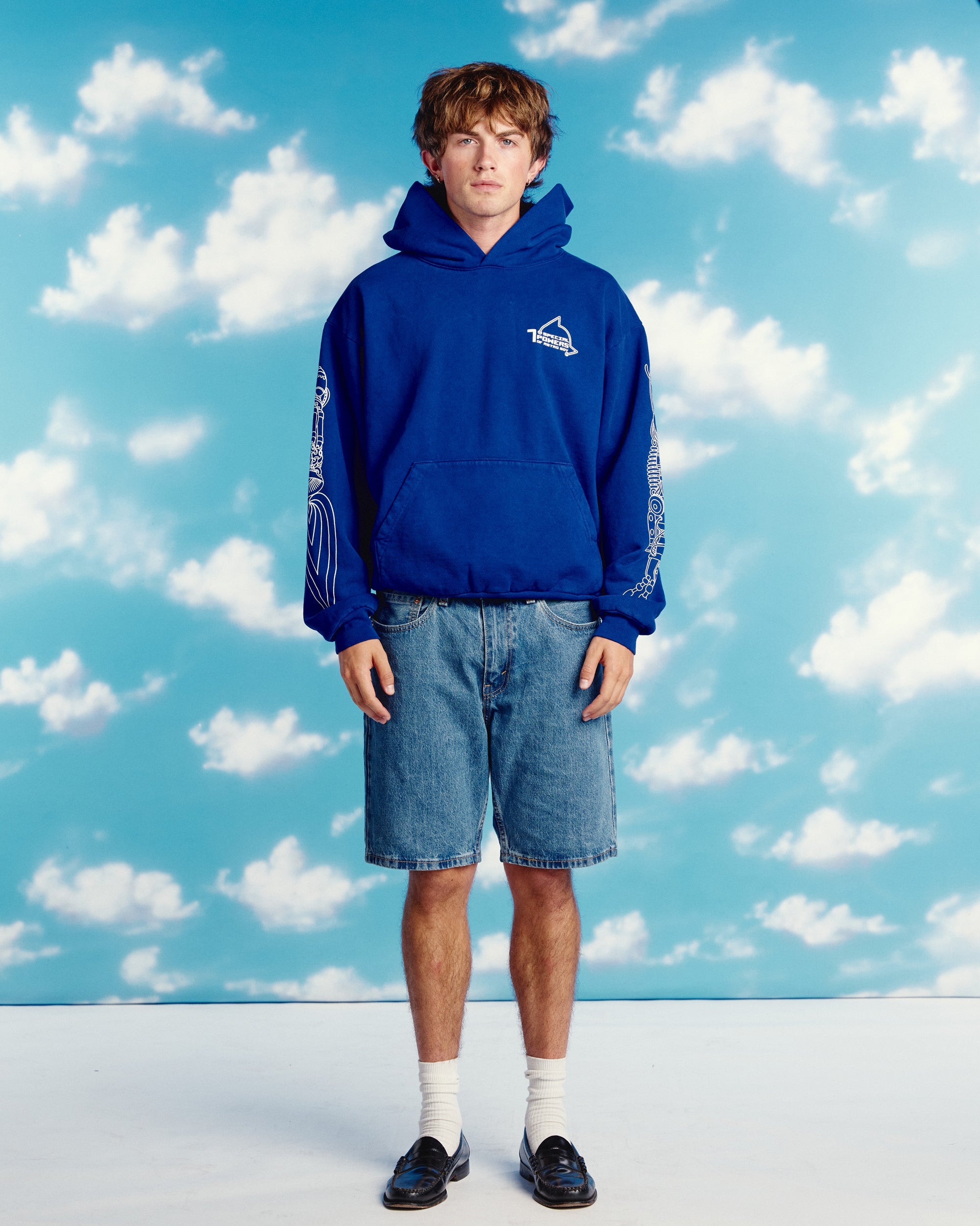 Hero In A New Age Hoodie For Astro Boy / Cobalt Blue-5
