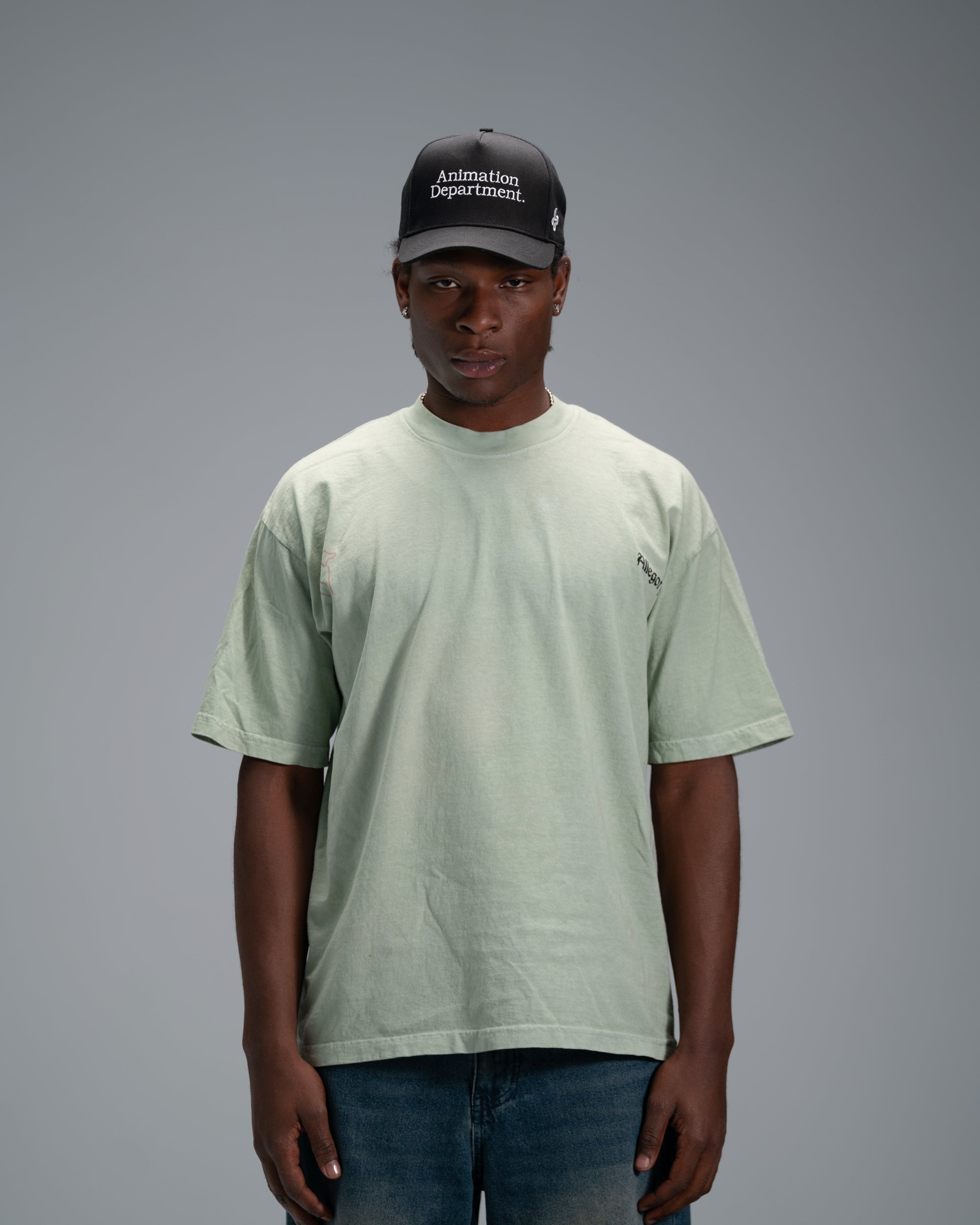 Boy Who Cried Wolf Tee / Sage Green-6