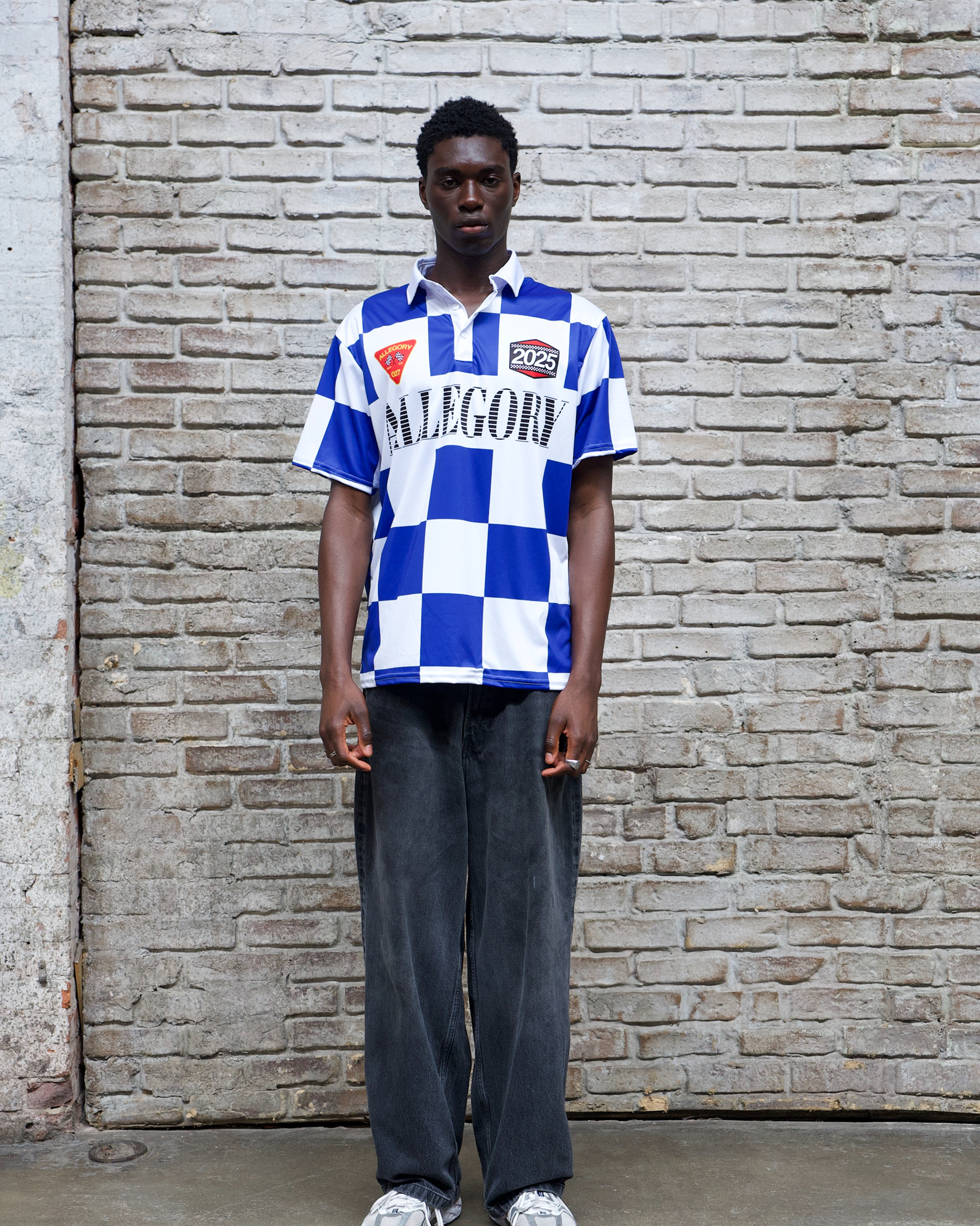 Allegory Racing Check Polo-4