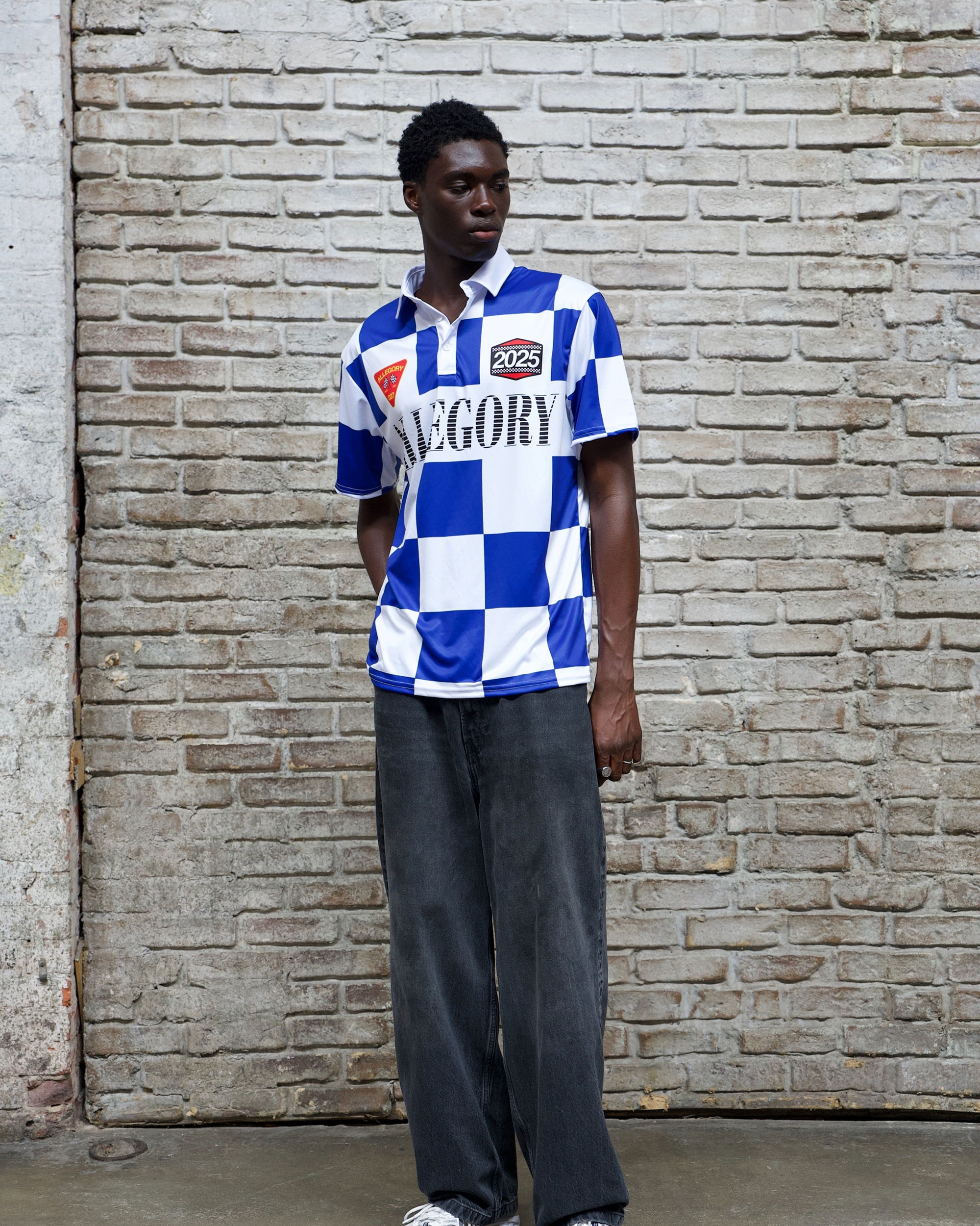 Allegory Racing Check Polo-5