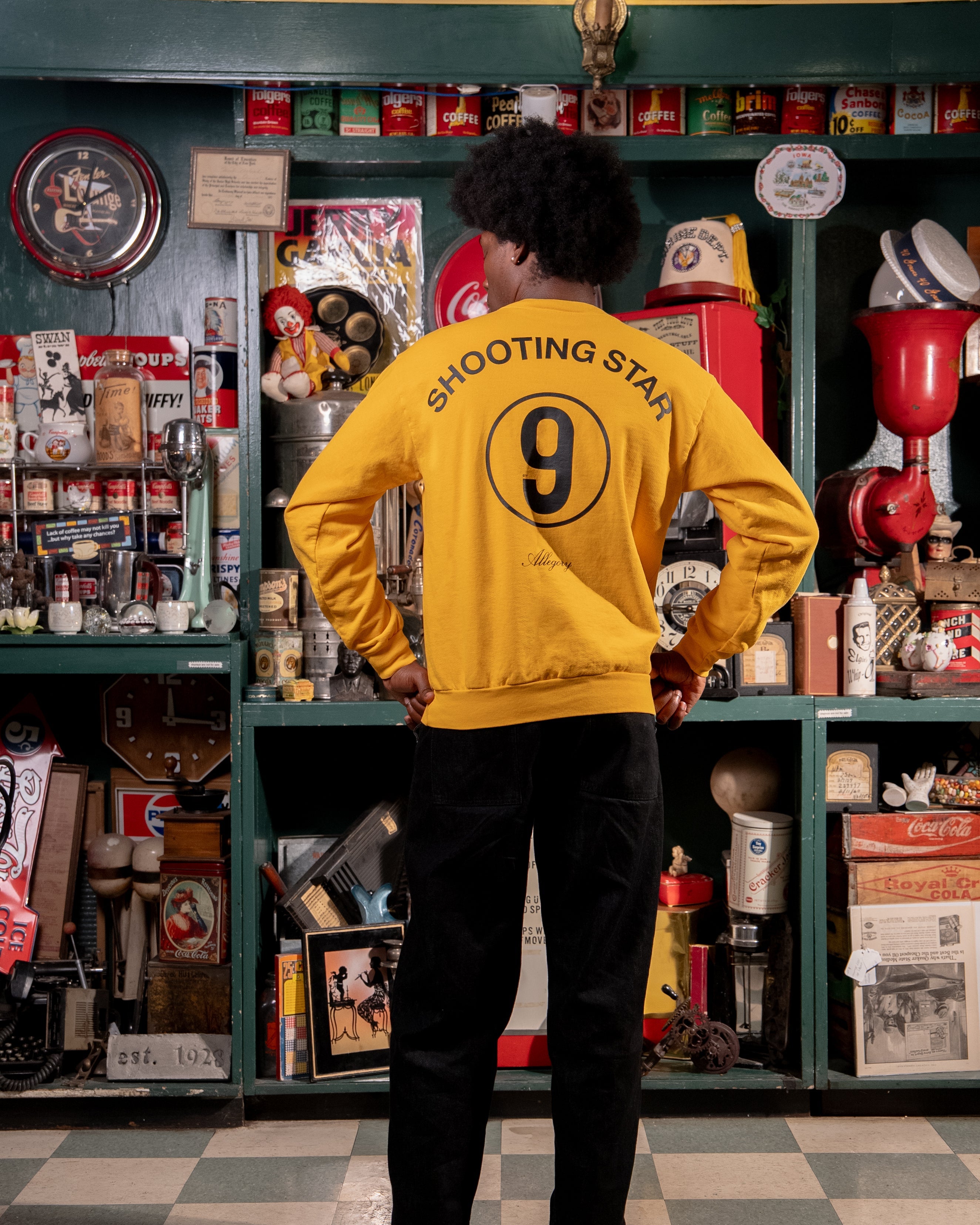 Shooting Star For Speed Racer™ Crewneck / Vibrant Yellow-8
