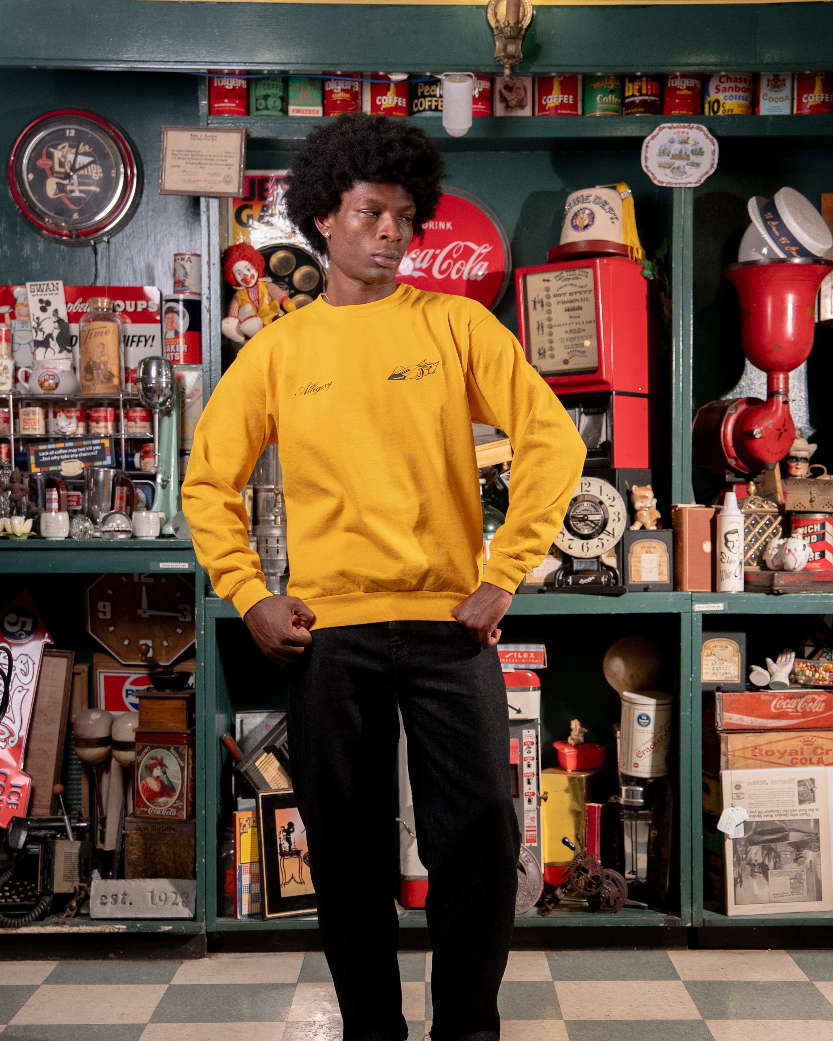 Shooting Star For Speed Racer™ Crewneck / Vibrant Yellow-9