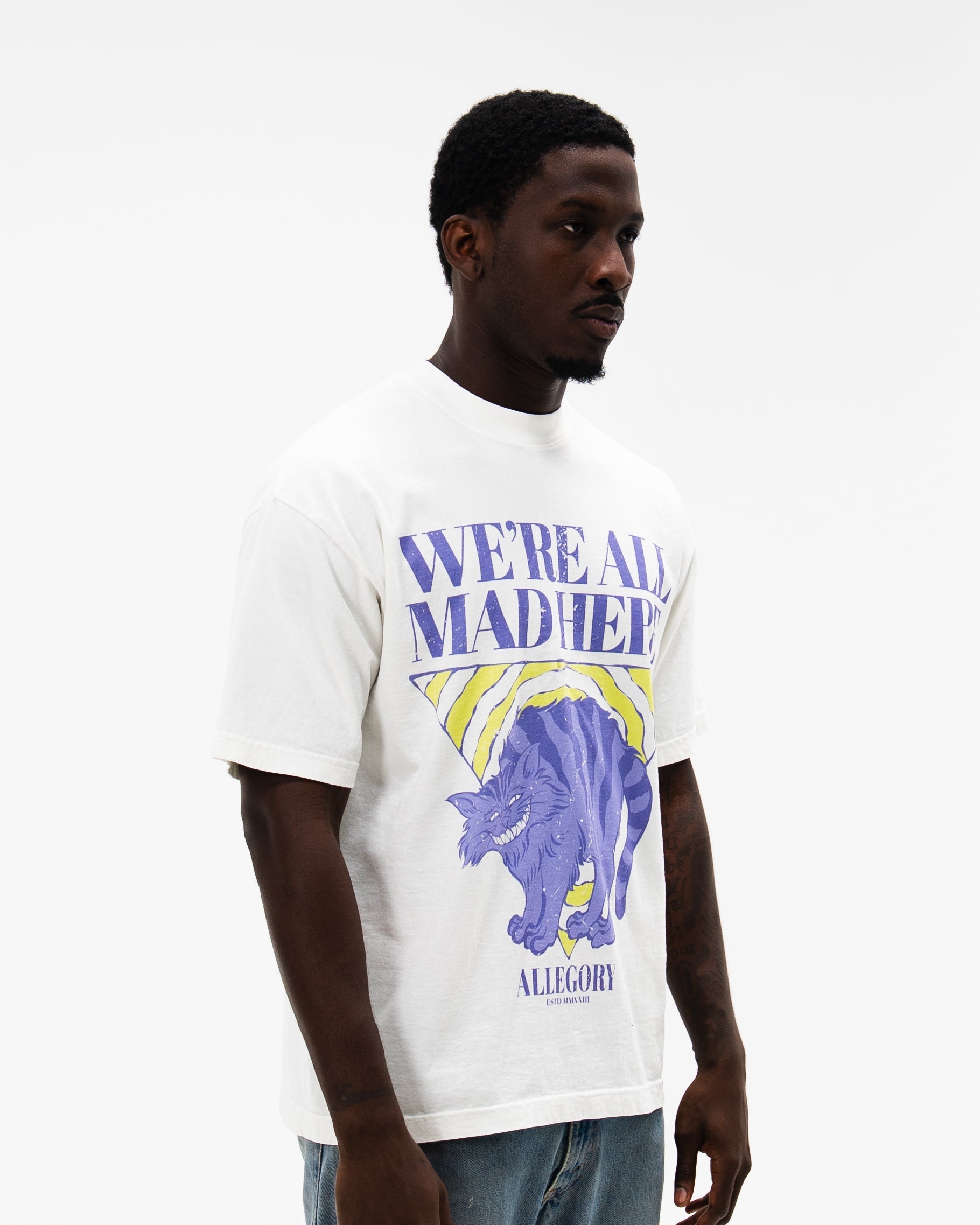 We're All Mad Here Tee-5