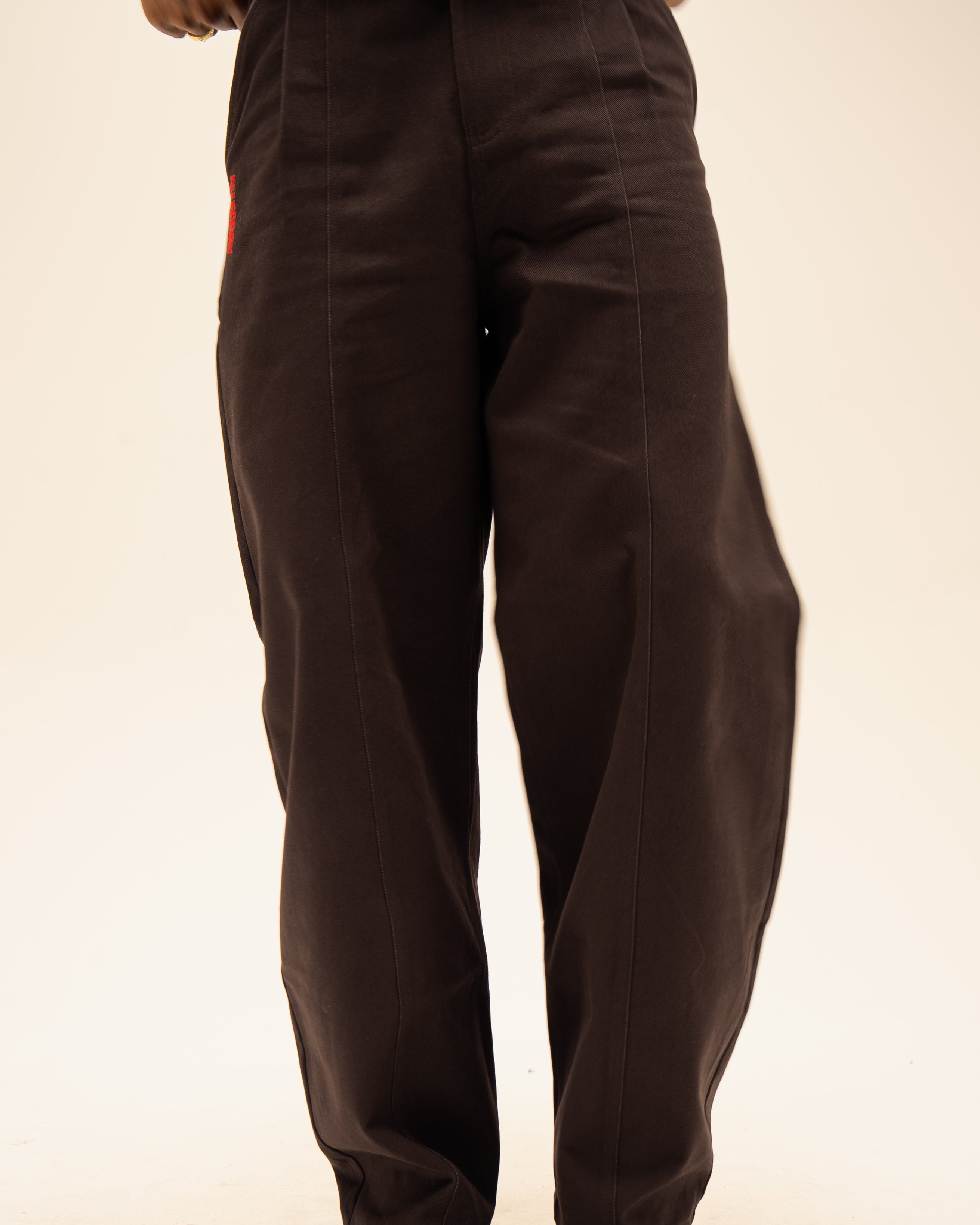 Yokohama Pleated Baggy Trousers-7