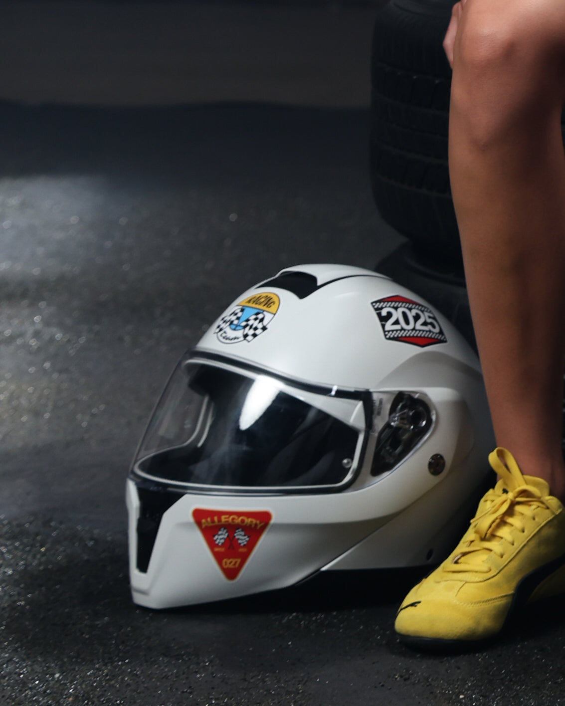 ALLEGORY RACING DIVISION MODIFIED HELMET — 1 of 1-4