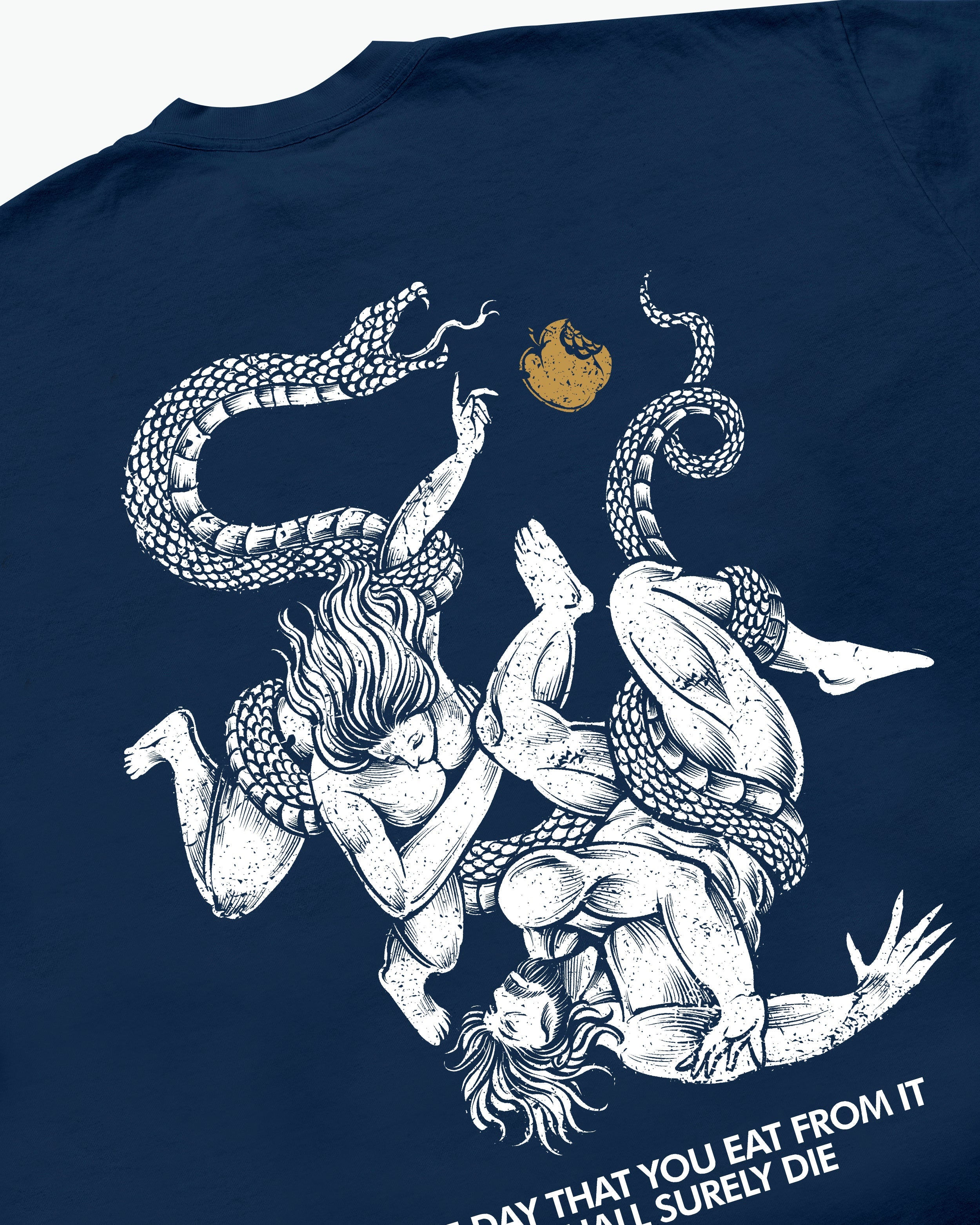 Fall of Man Tee / Navy-4
