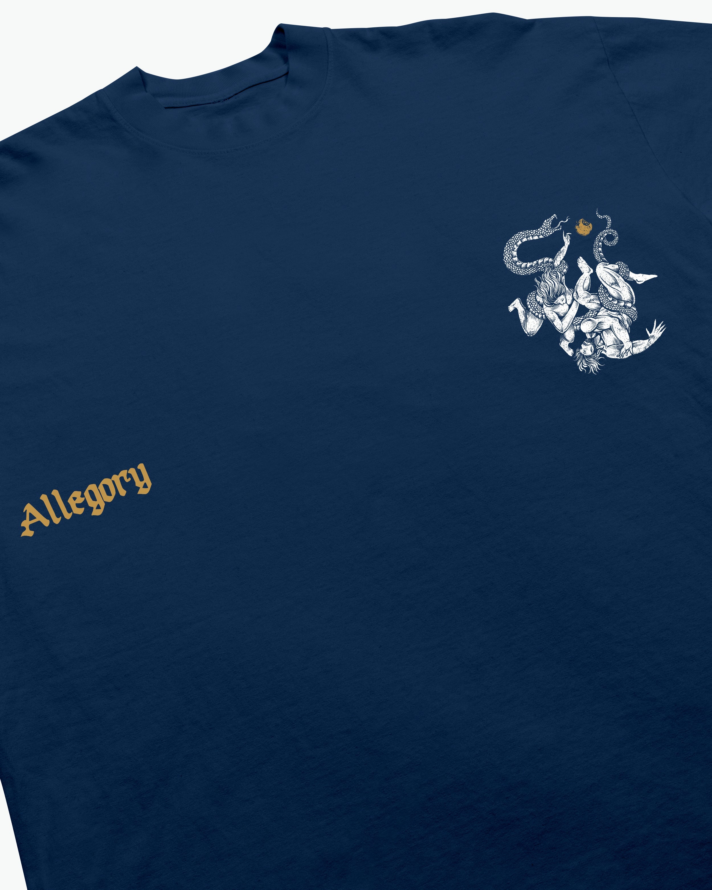 Fall of Man Tee / Navy-3