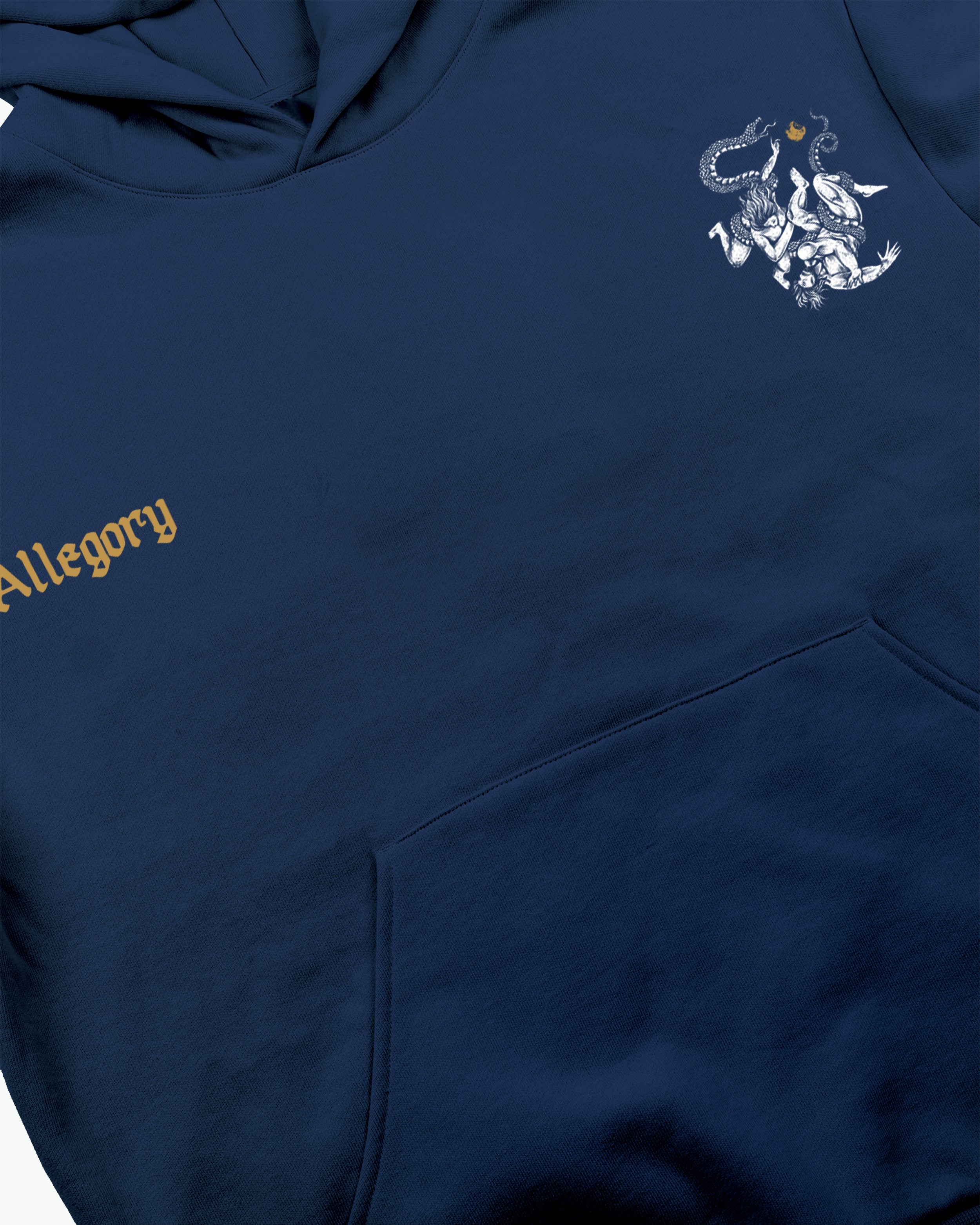 Fall of Man Hoodie / Navy-4