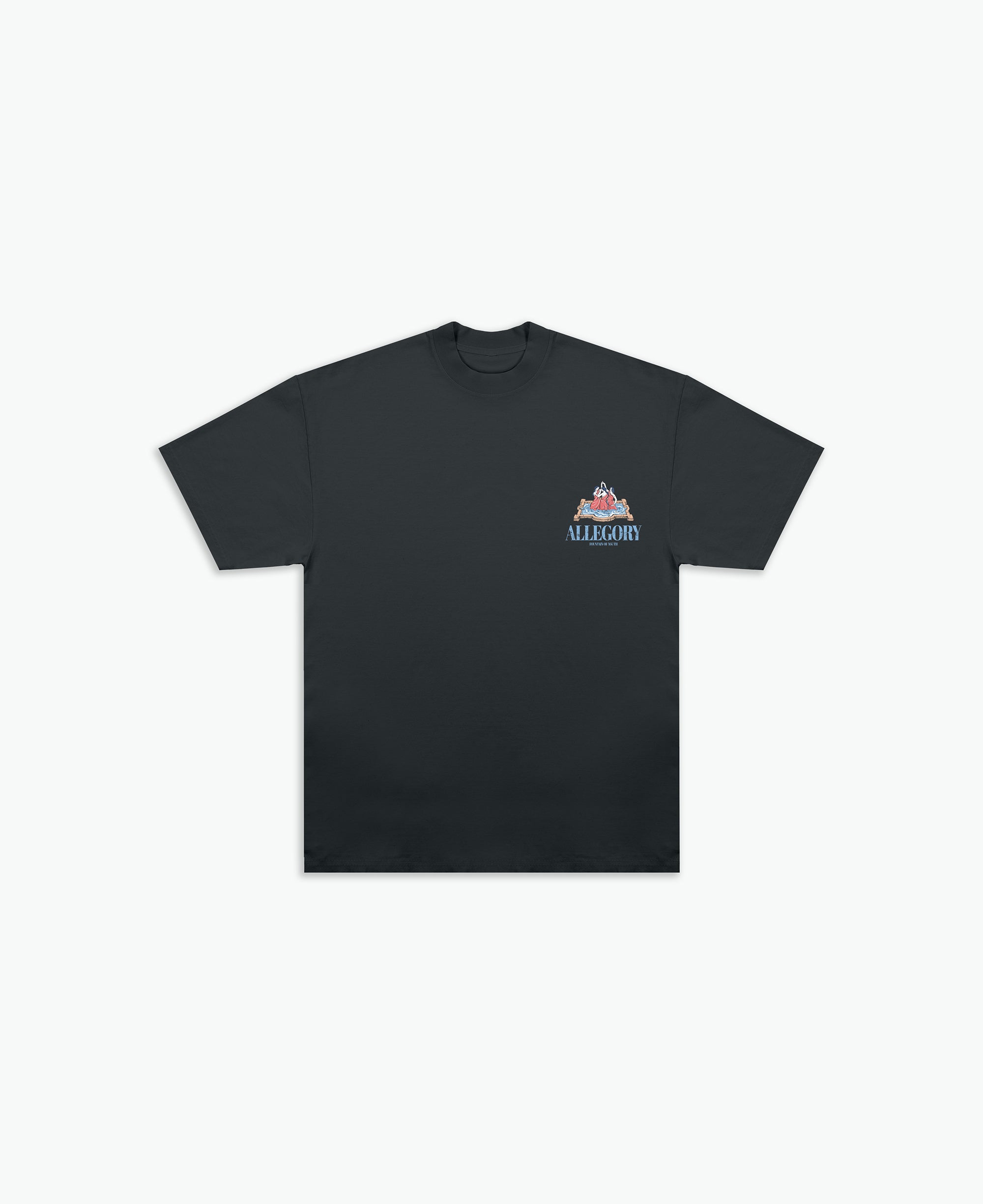 Fountain of Youth Tee / Charcoal-2