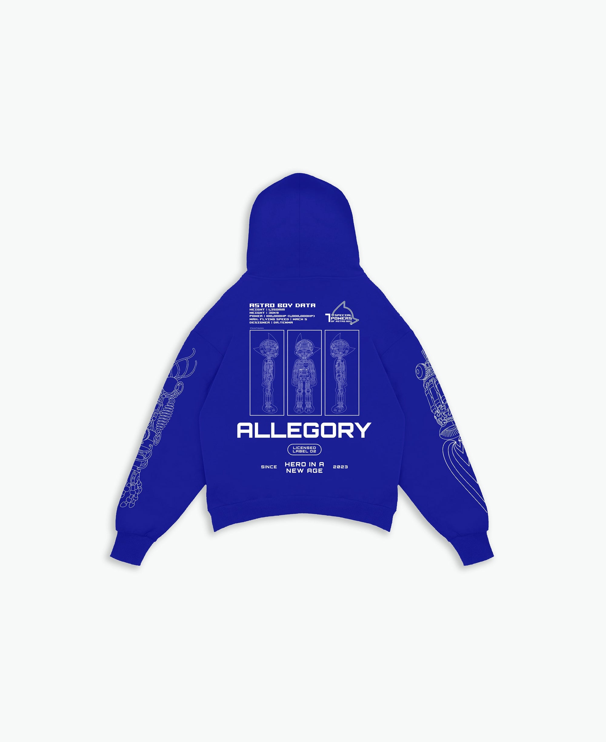 Hero In A New Age Hoodie For Astro Boy / Cobalt Blue-1