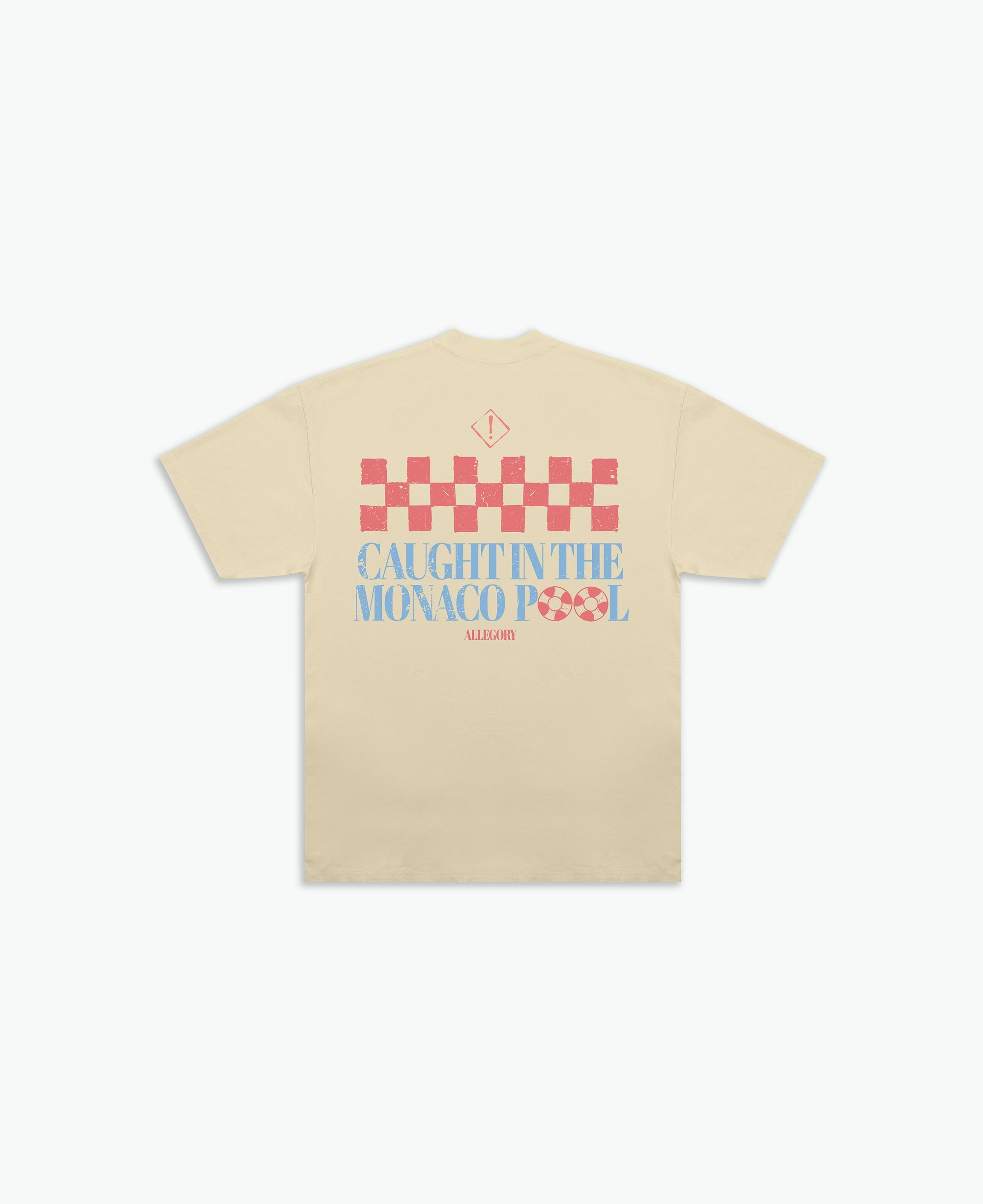 Caught In The Monaco Pool Tee / Washed Gold-1