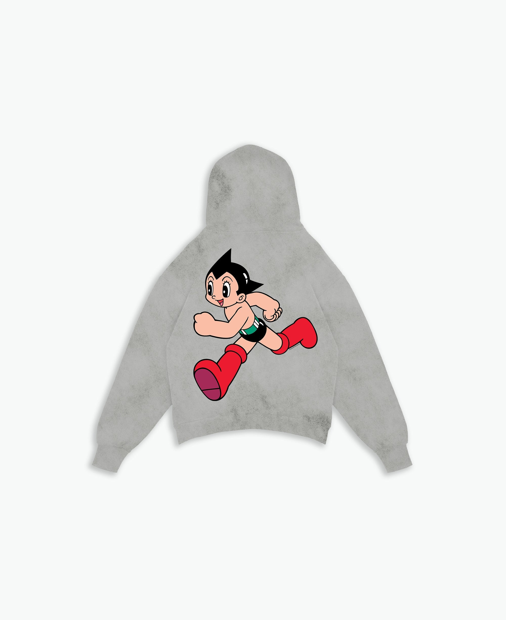 Big Red Boots Hoodie For Astro Boy / Washed Stone-1