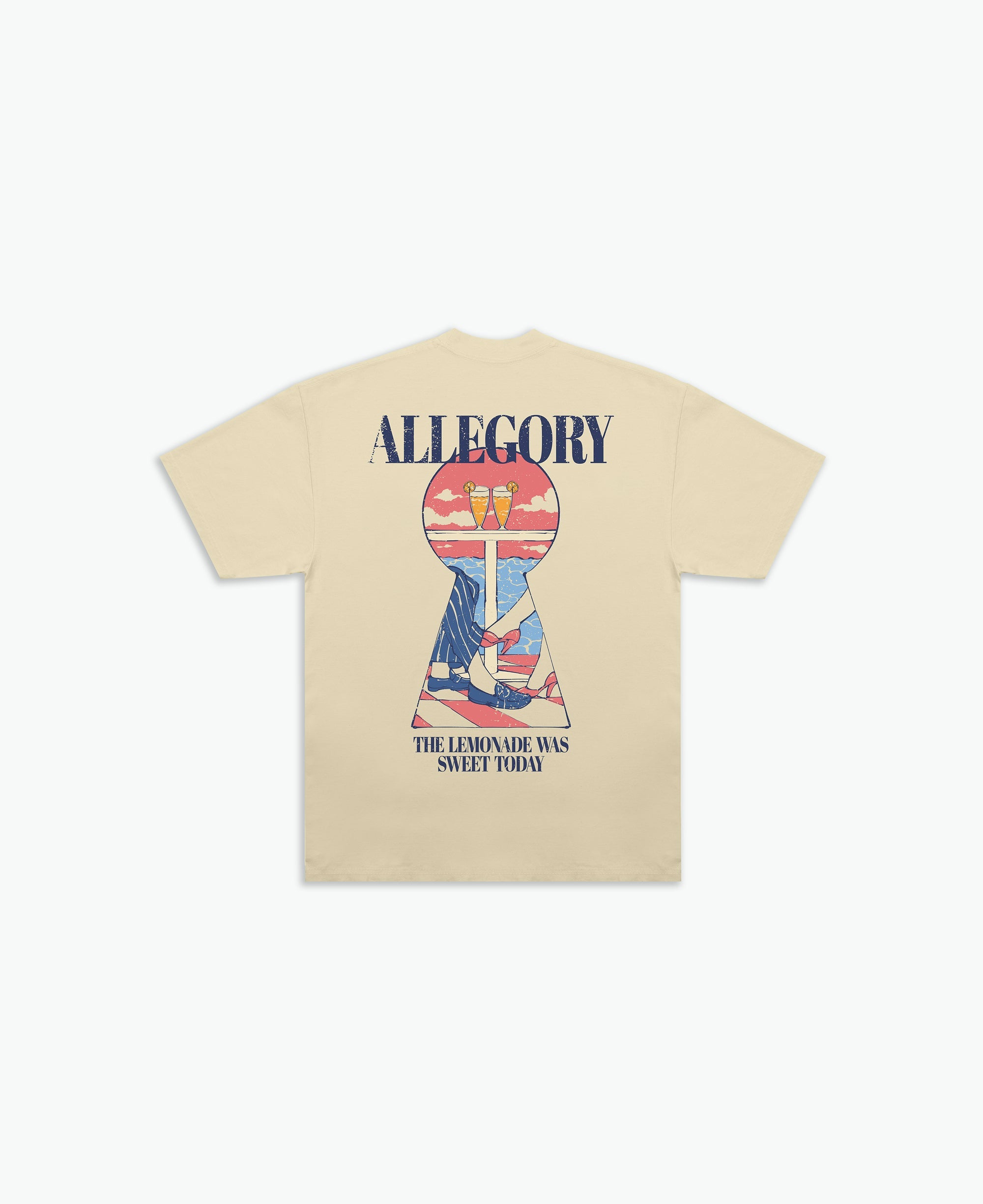 The Lemonade Was Sweet Today Tee / Washed Gold-1