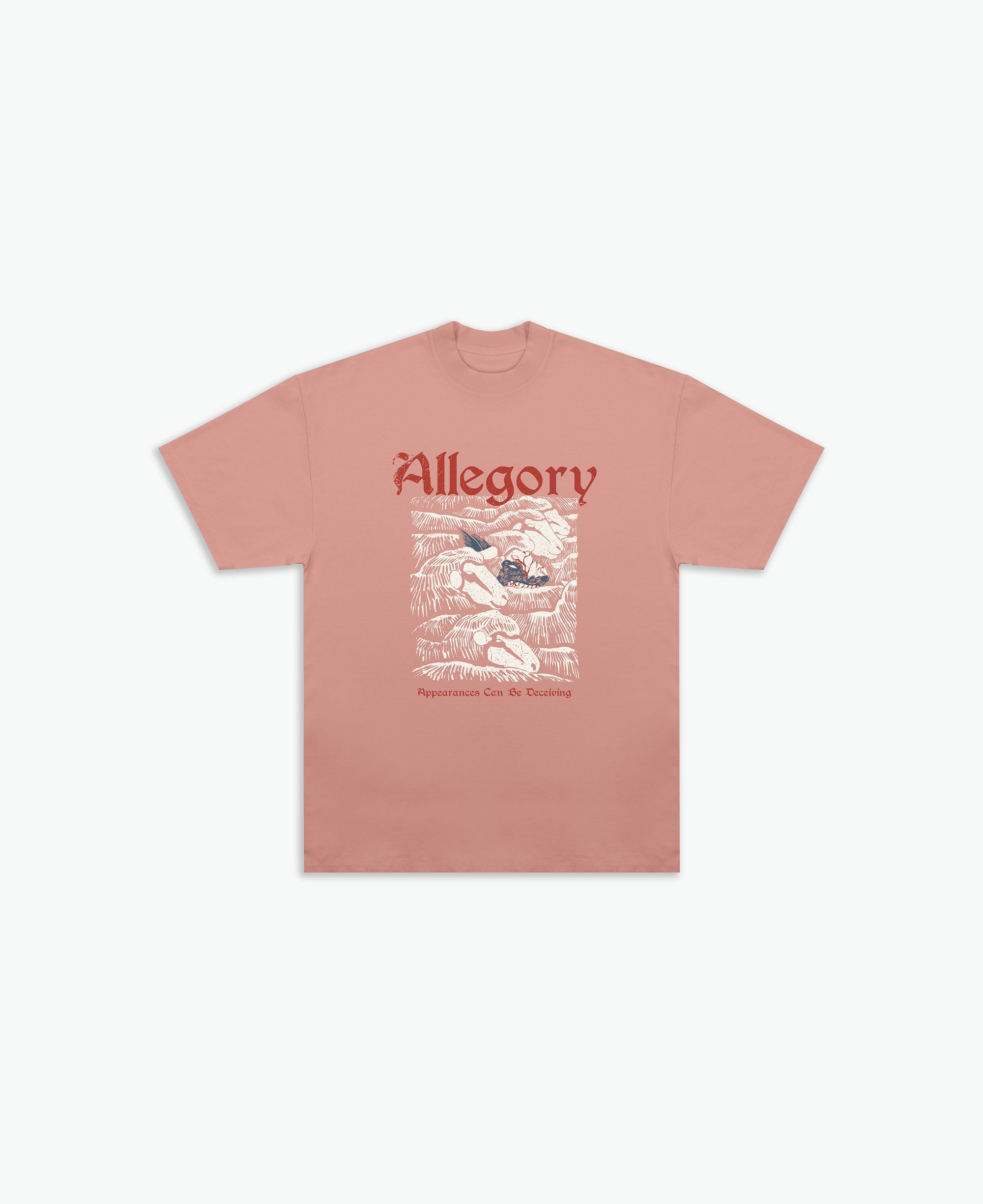 Wolf In Sheep Clothing Tee / Terracota-1