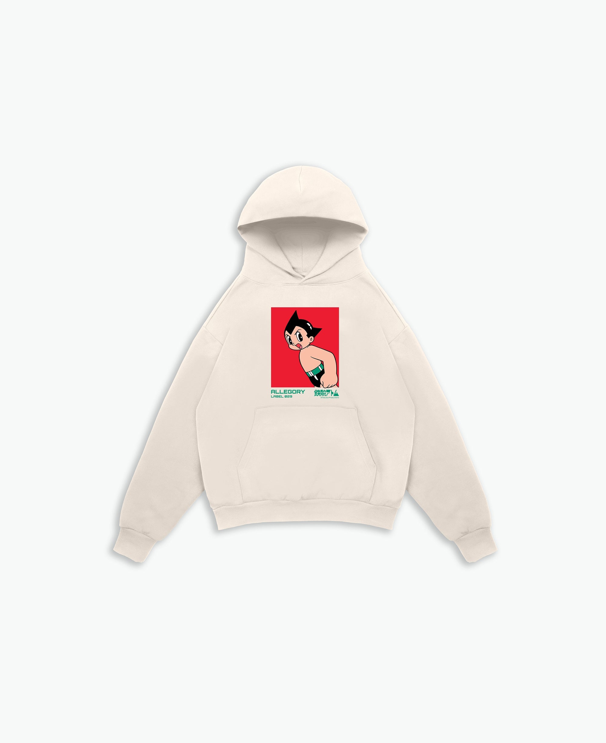 Red Box Hoodie For Astro Boy / Creme-1