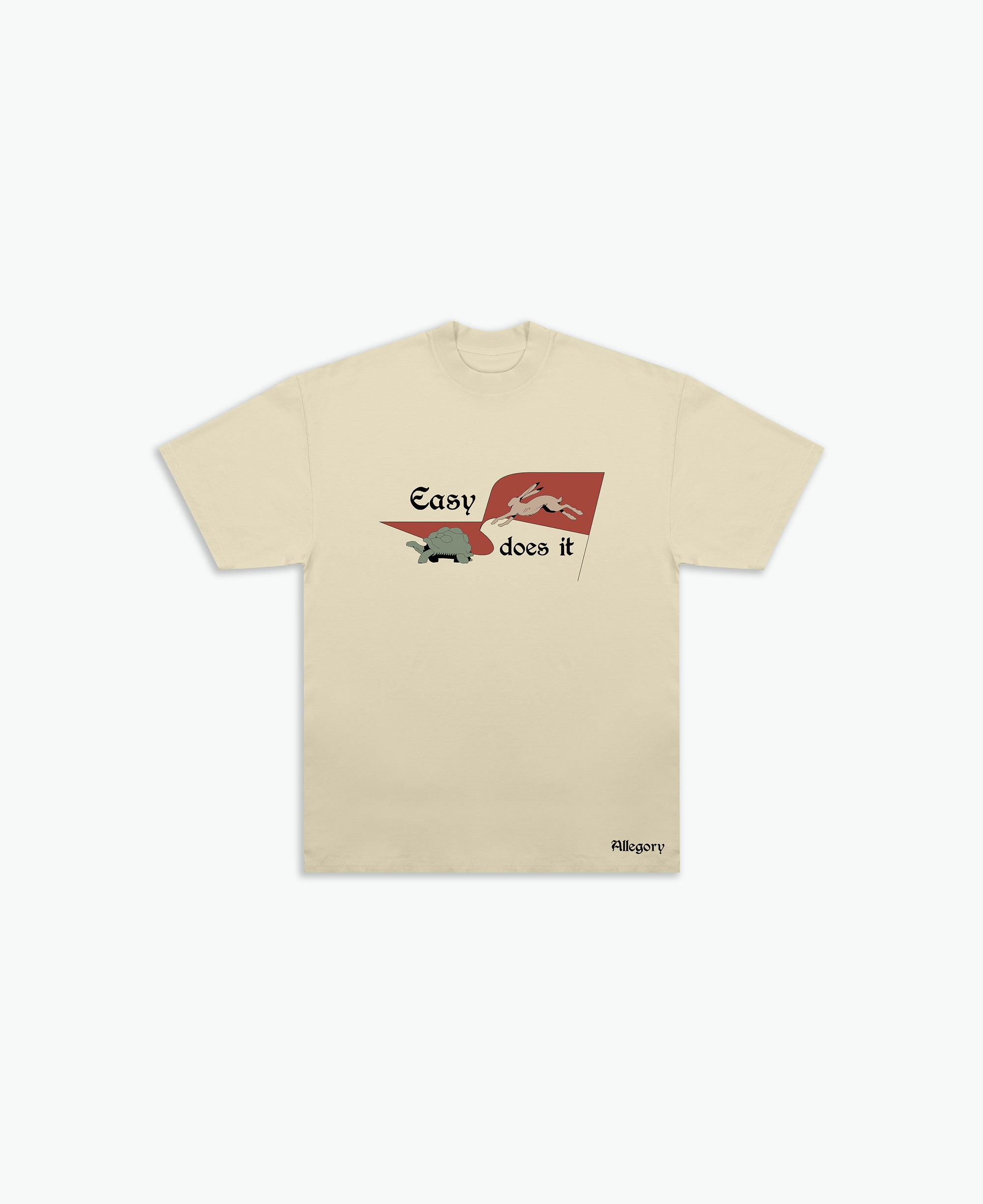 Tortoise and The Hare Tee / Washed Gold-1