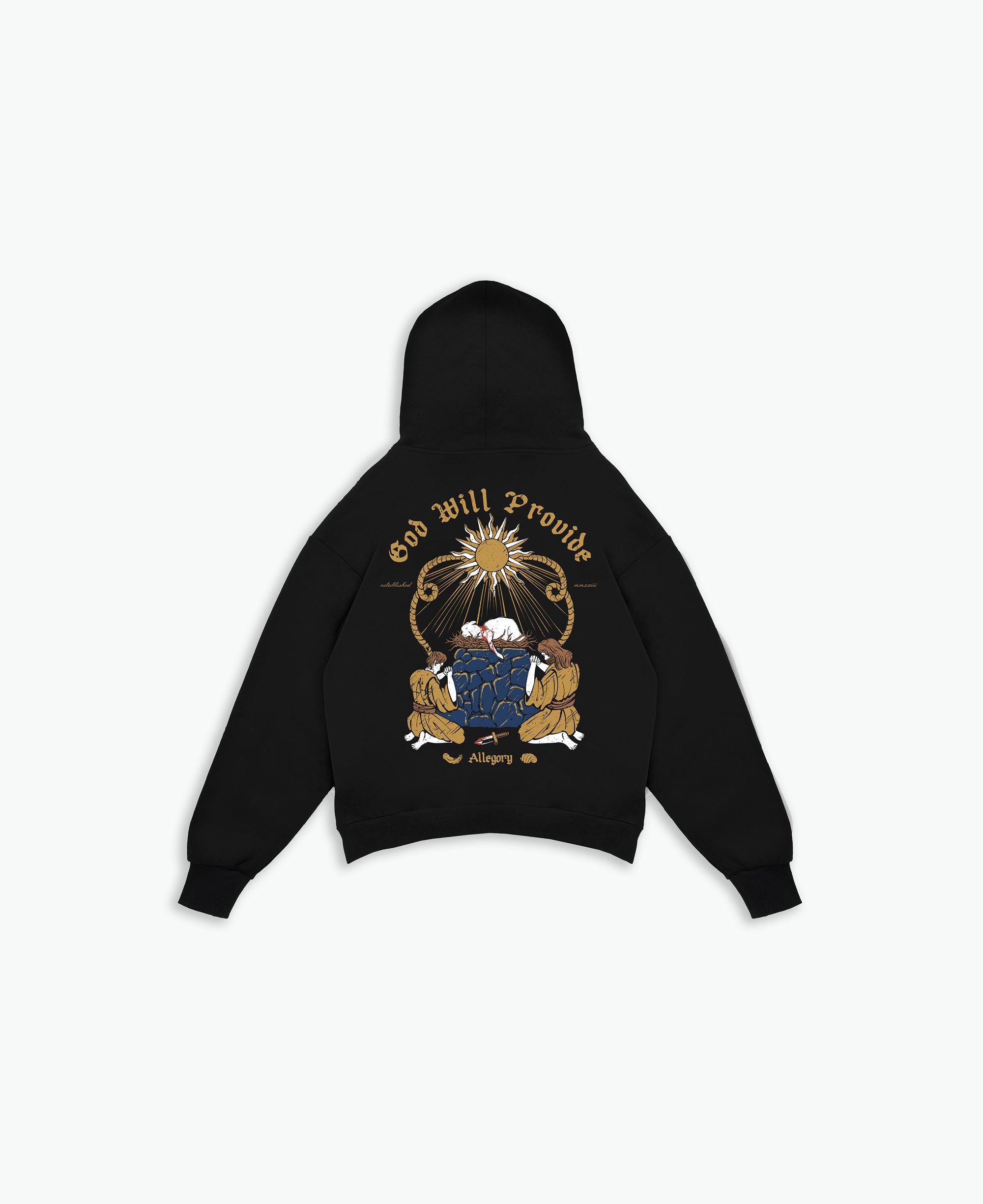 Ram In The Thicket Hoodie / Black-1