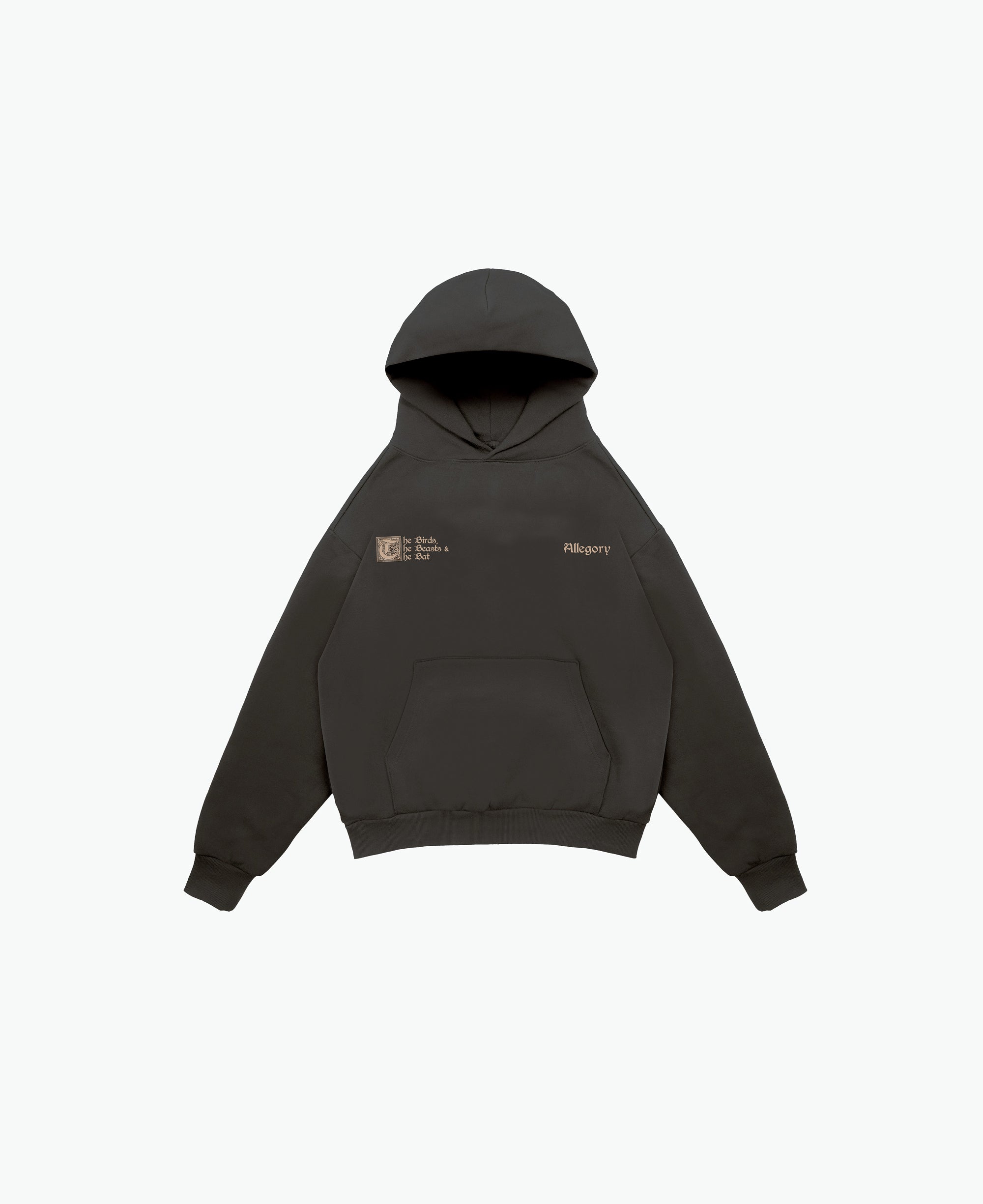 Bat, The Bird And The Beast Hoodie / Charcoal-2
