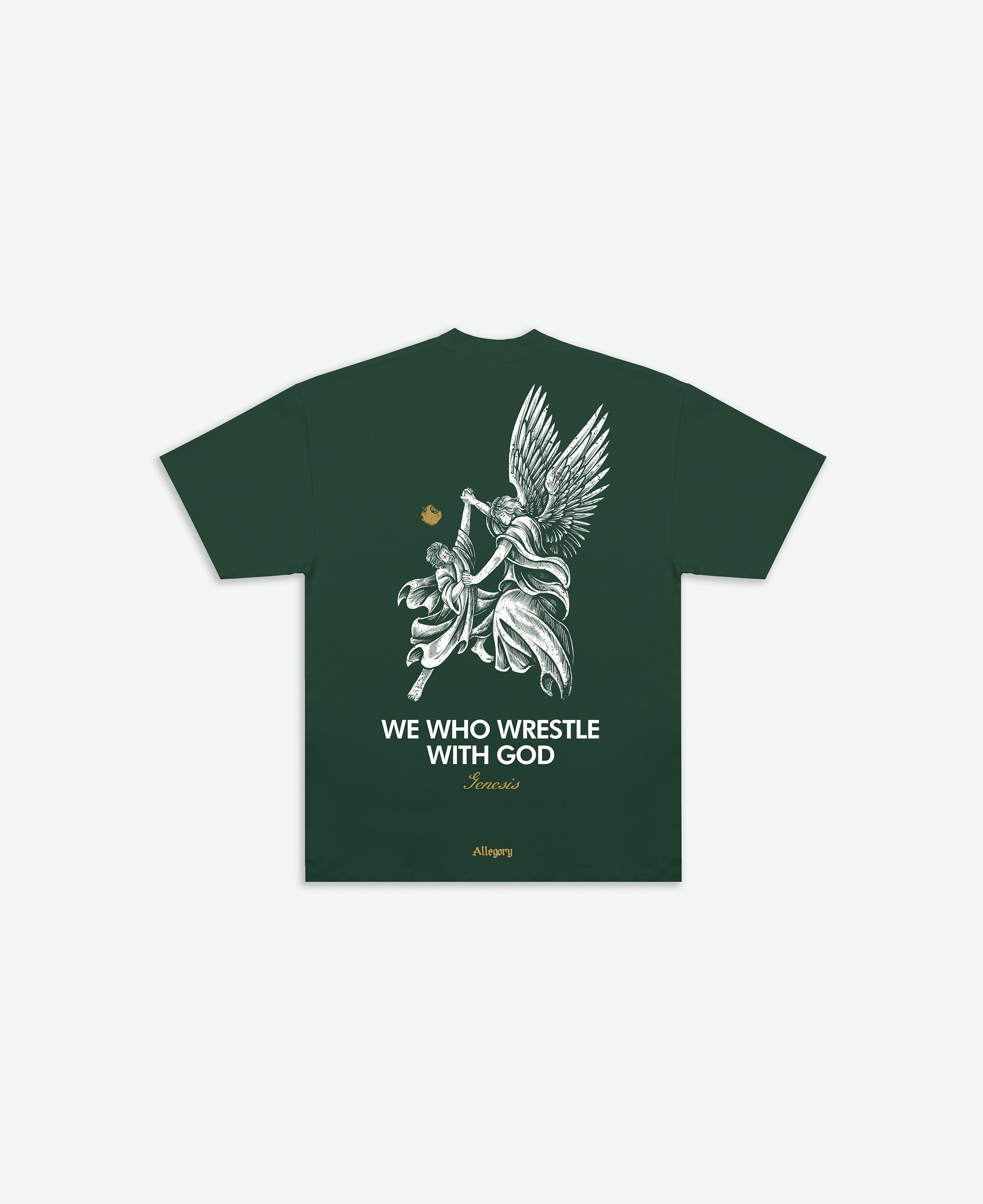 Wrestle With God Tee / Green-1