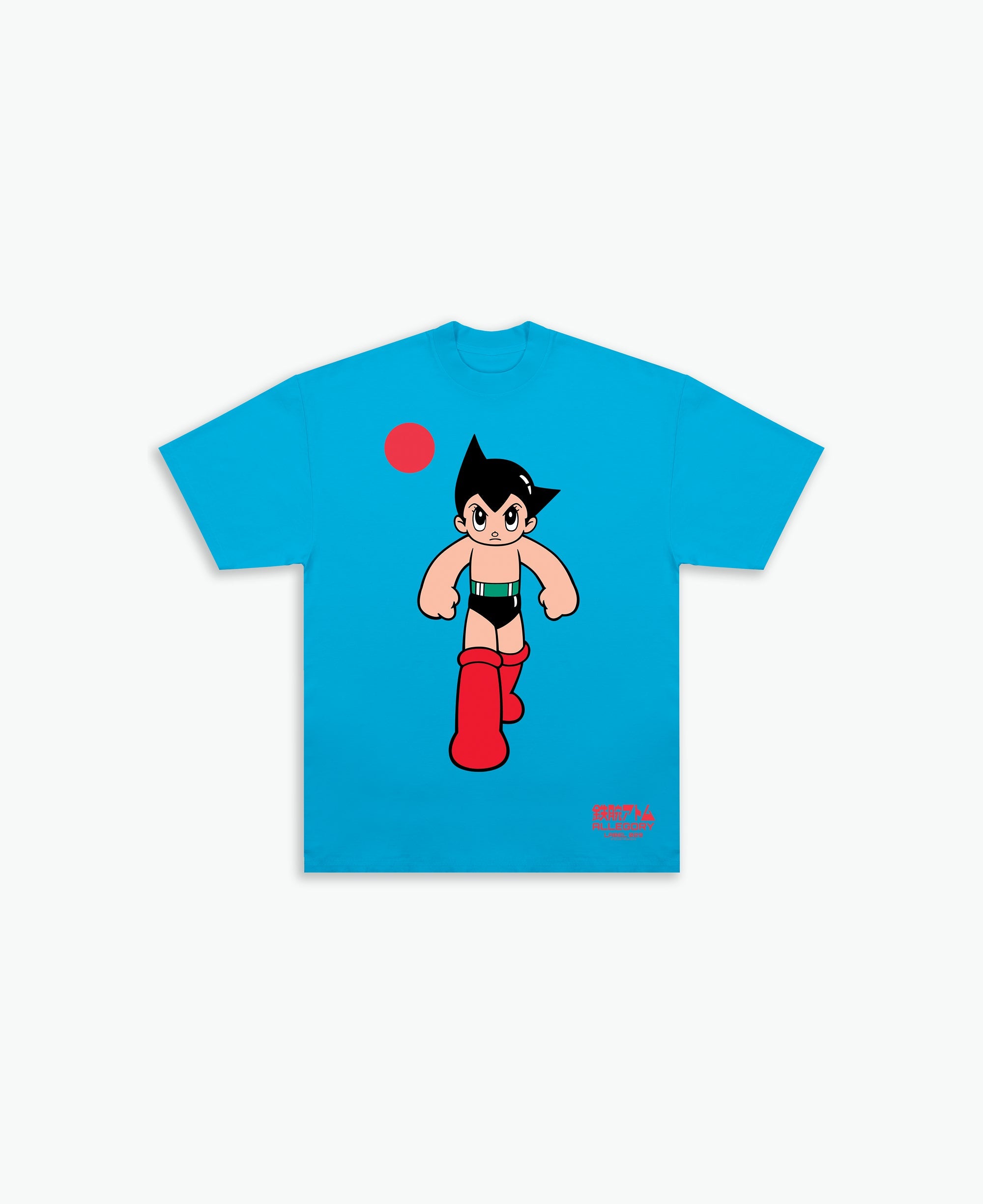 Iron Arm Mighty Atom Tee For Astro Boy / Sky Blue-1