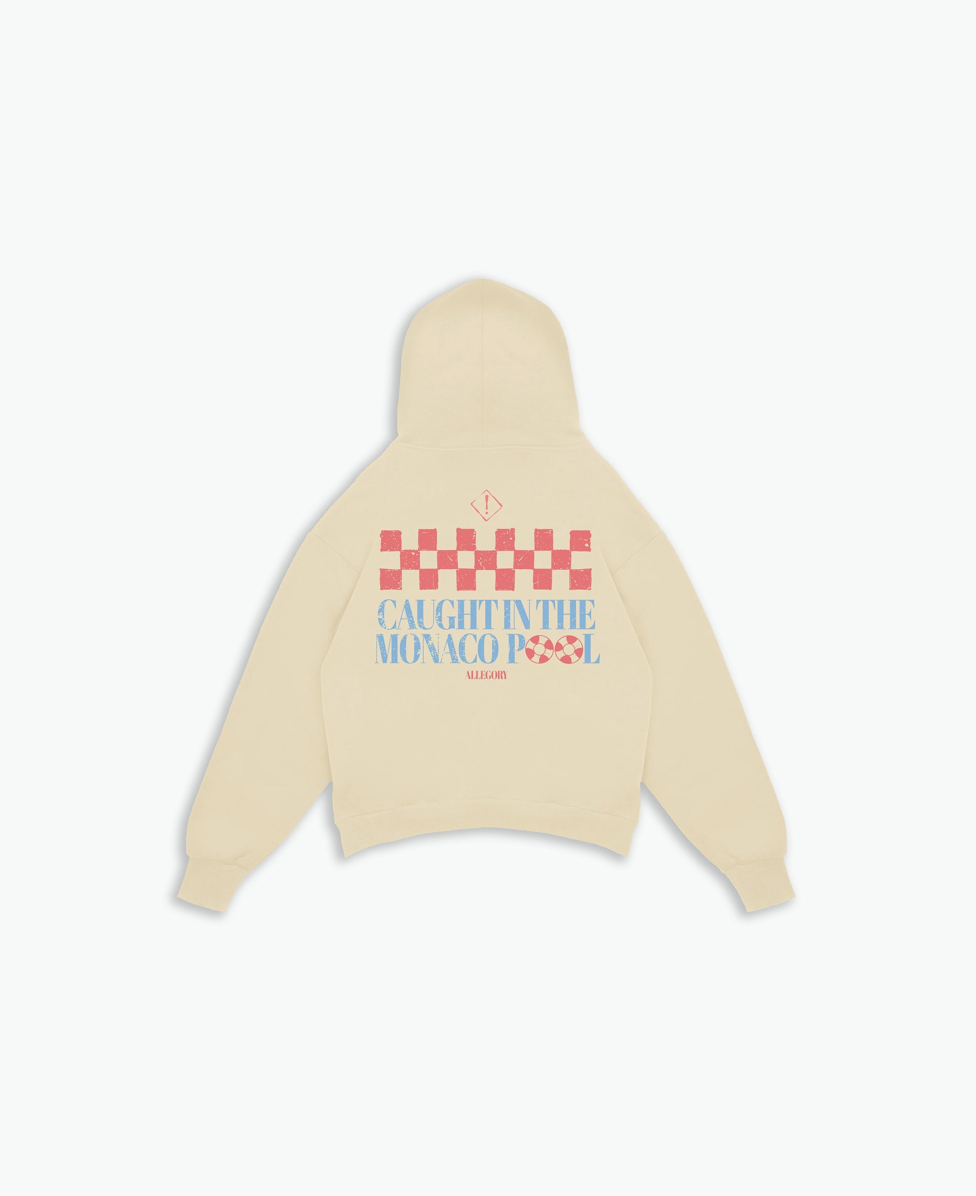 Caught In The Monaco Pool Hoodie / Washed Gold-1