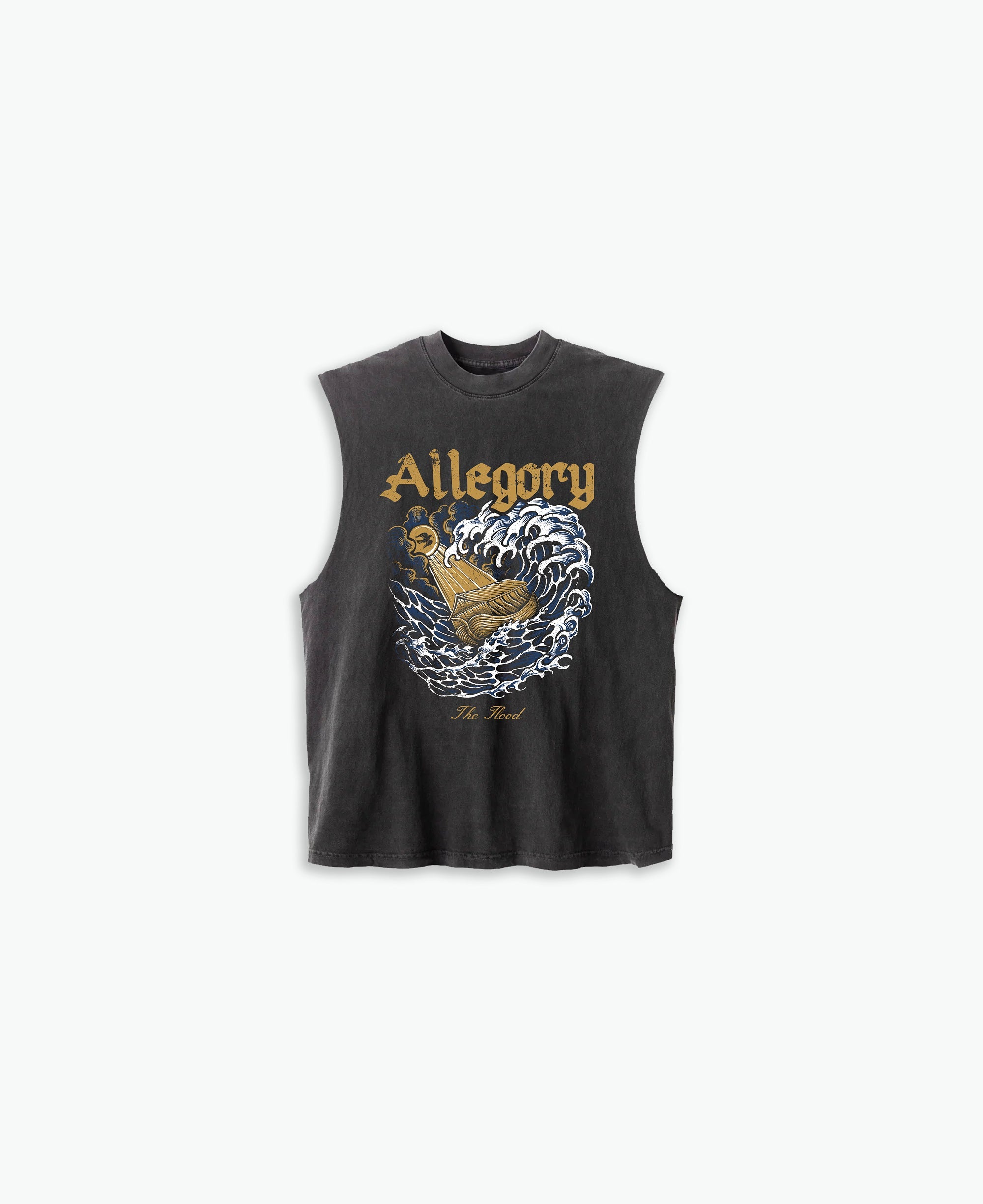 The Flood Cut-Off Tank / Vintage Black-1