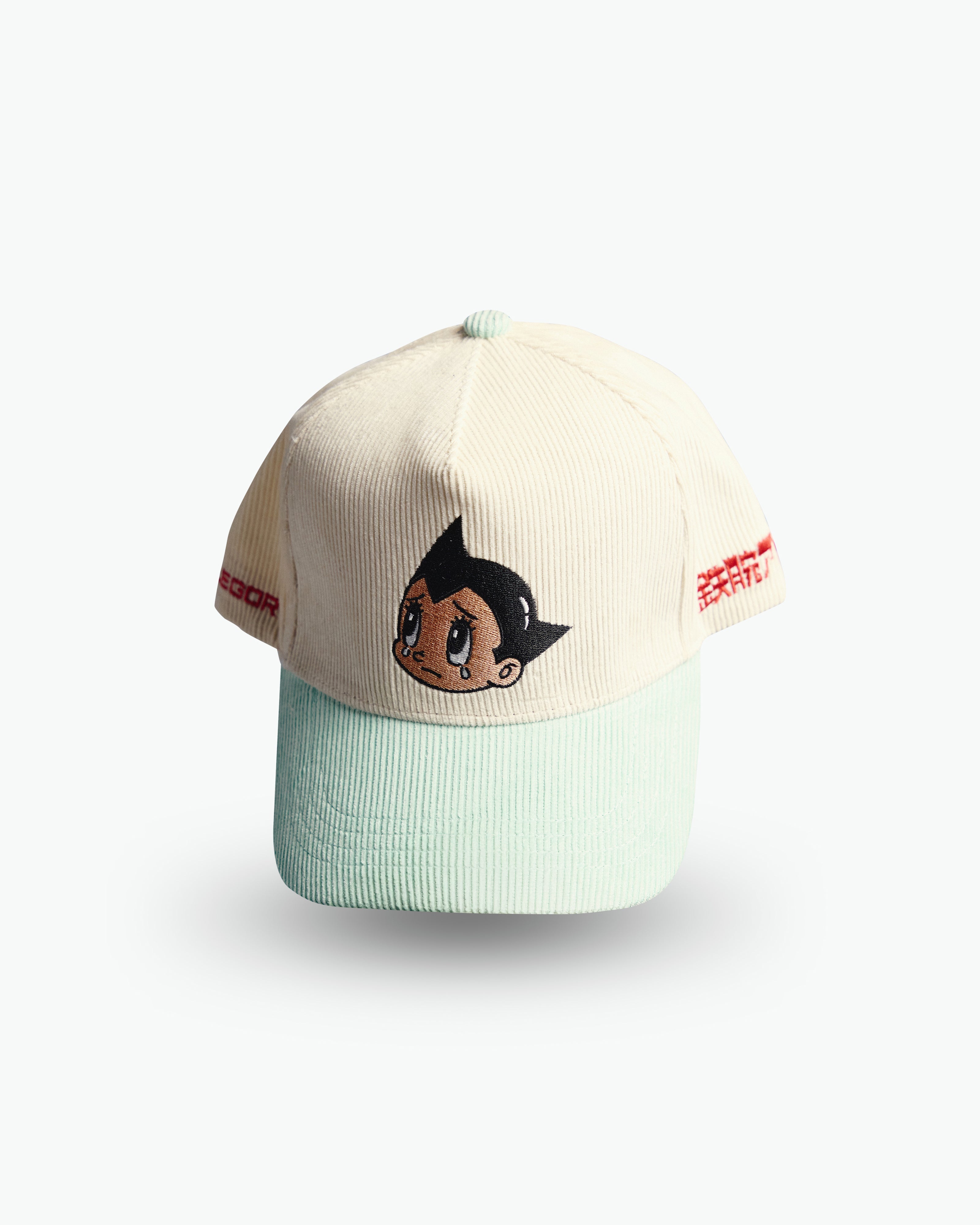 Tears of Atom Corduroy Hat For Astro Boy / Cream / Teal-1