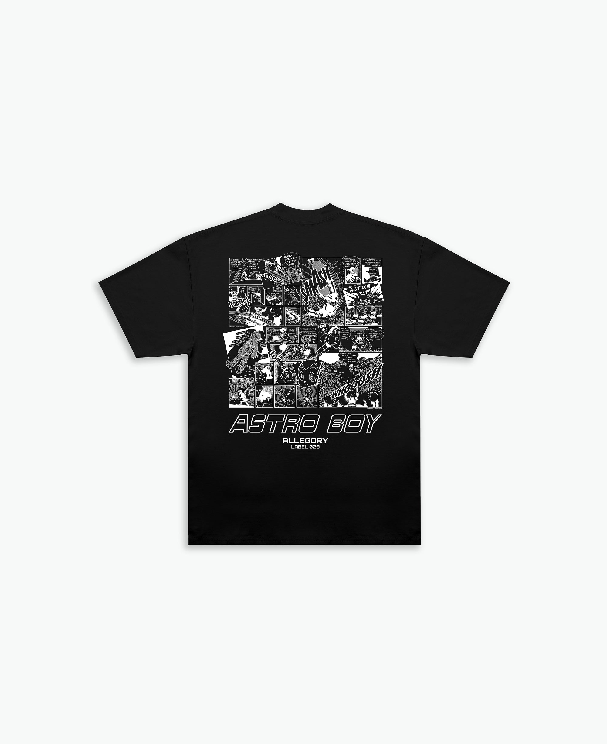 Manga Panel Tee For Astro Boy / Black-1
