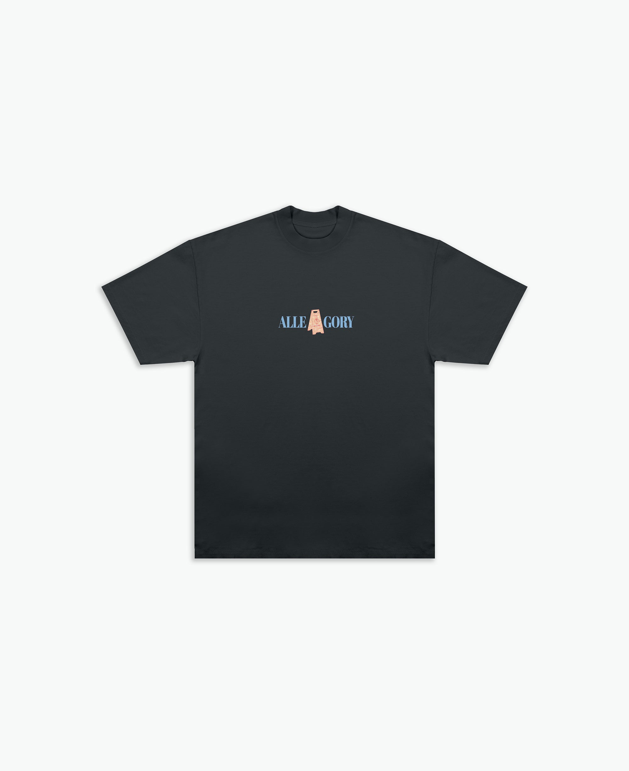 "No Running" Tee / Charcoal-2
