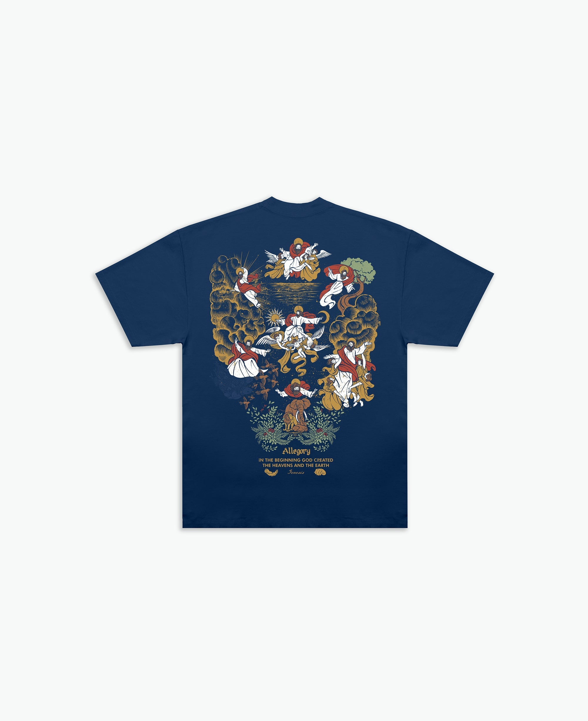 Creation Account Tee / Navy-1