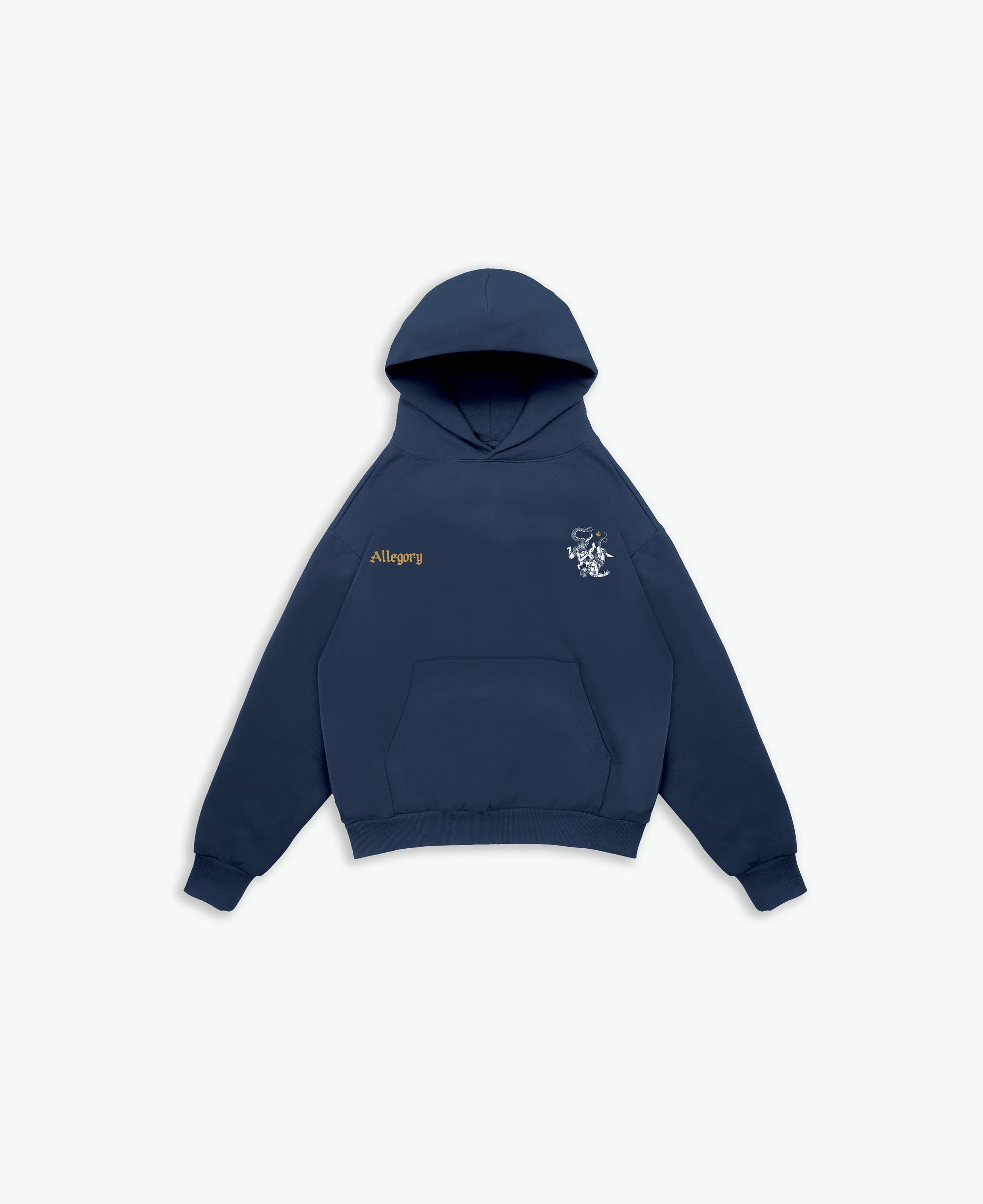 Fall of Man Hoodie / Navy-2