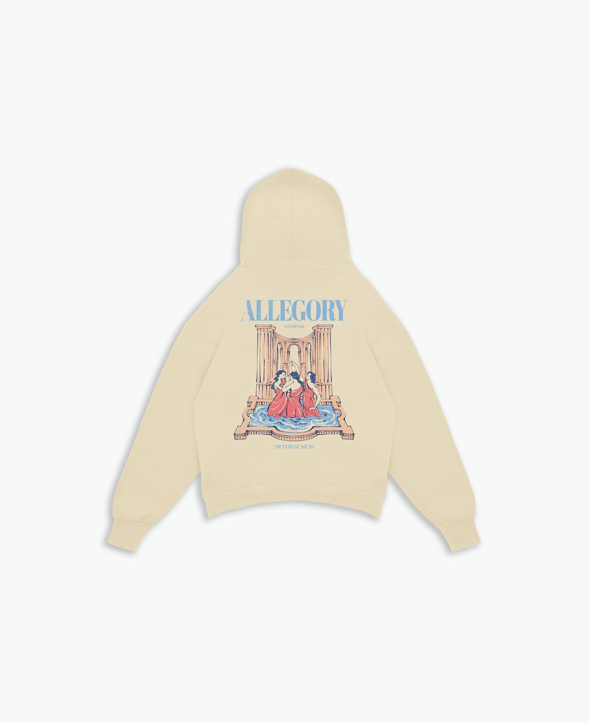 Fountain of Youth Hoodie / Washed Gold-1