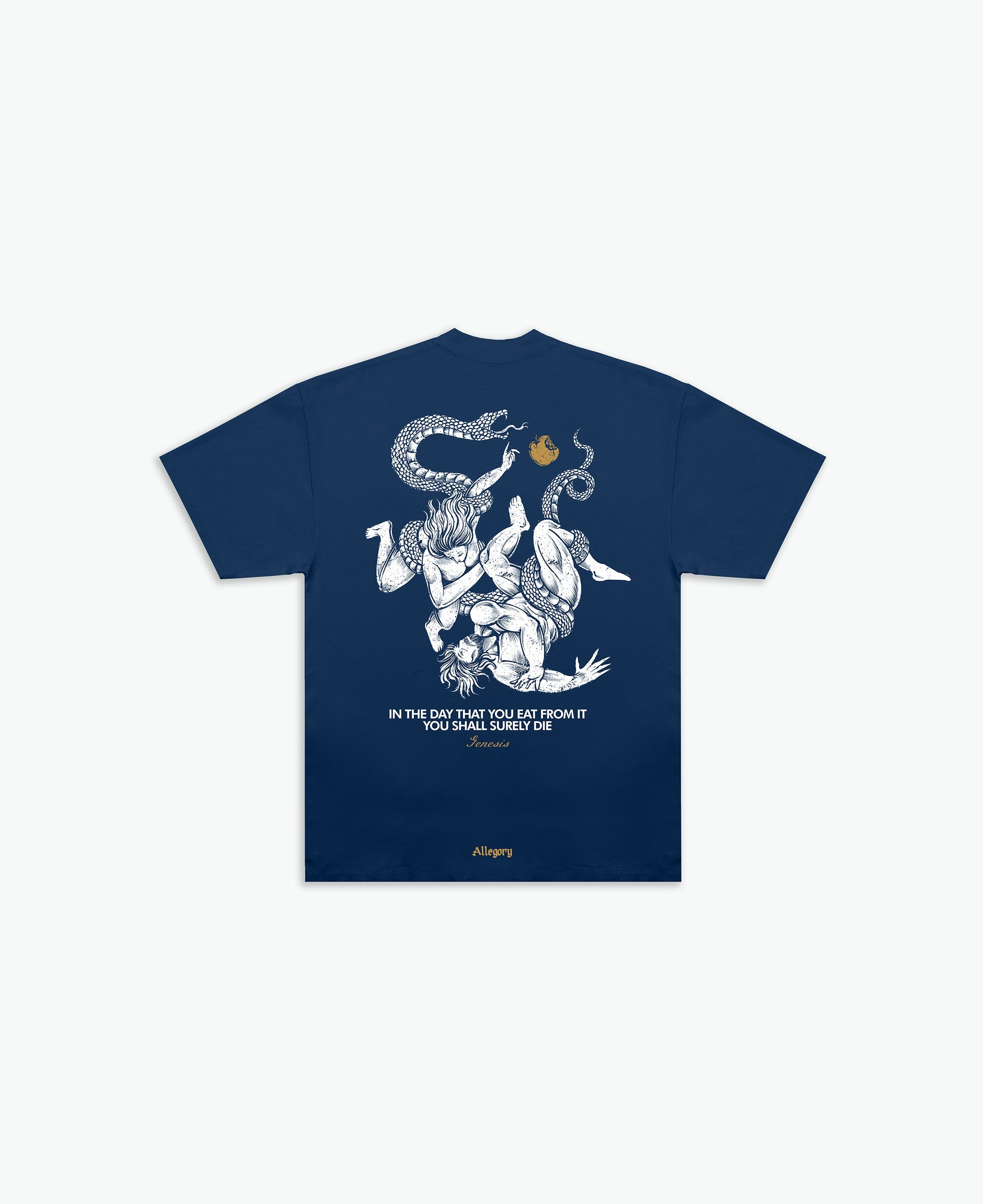 Fall of Man Tee / Navy-1
