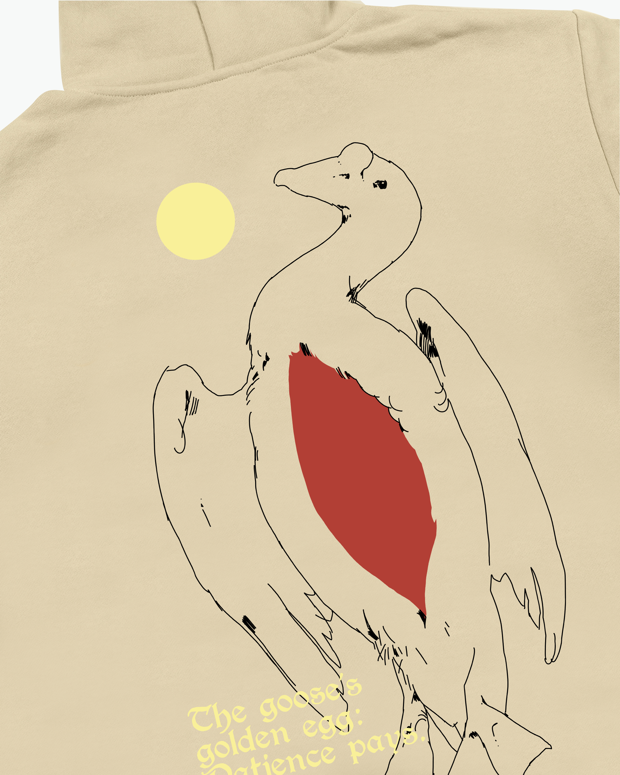 Golden Goose Hoodie / Washed Gold-3