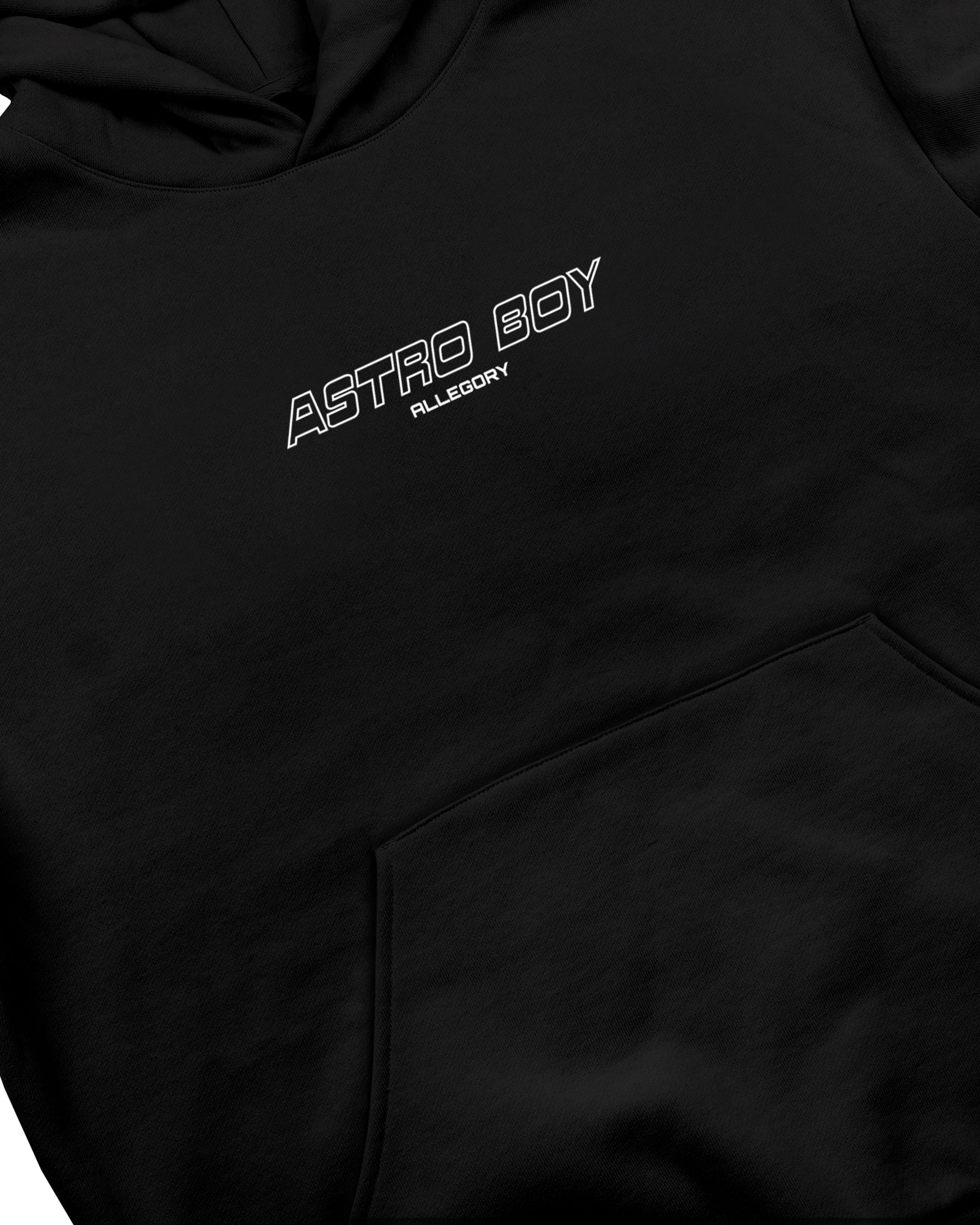 Manga Panel Hoodie For Astro Boy / Black-4
