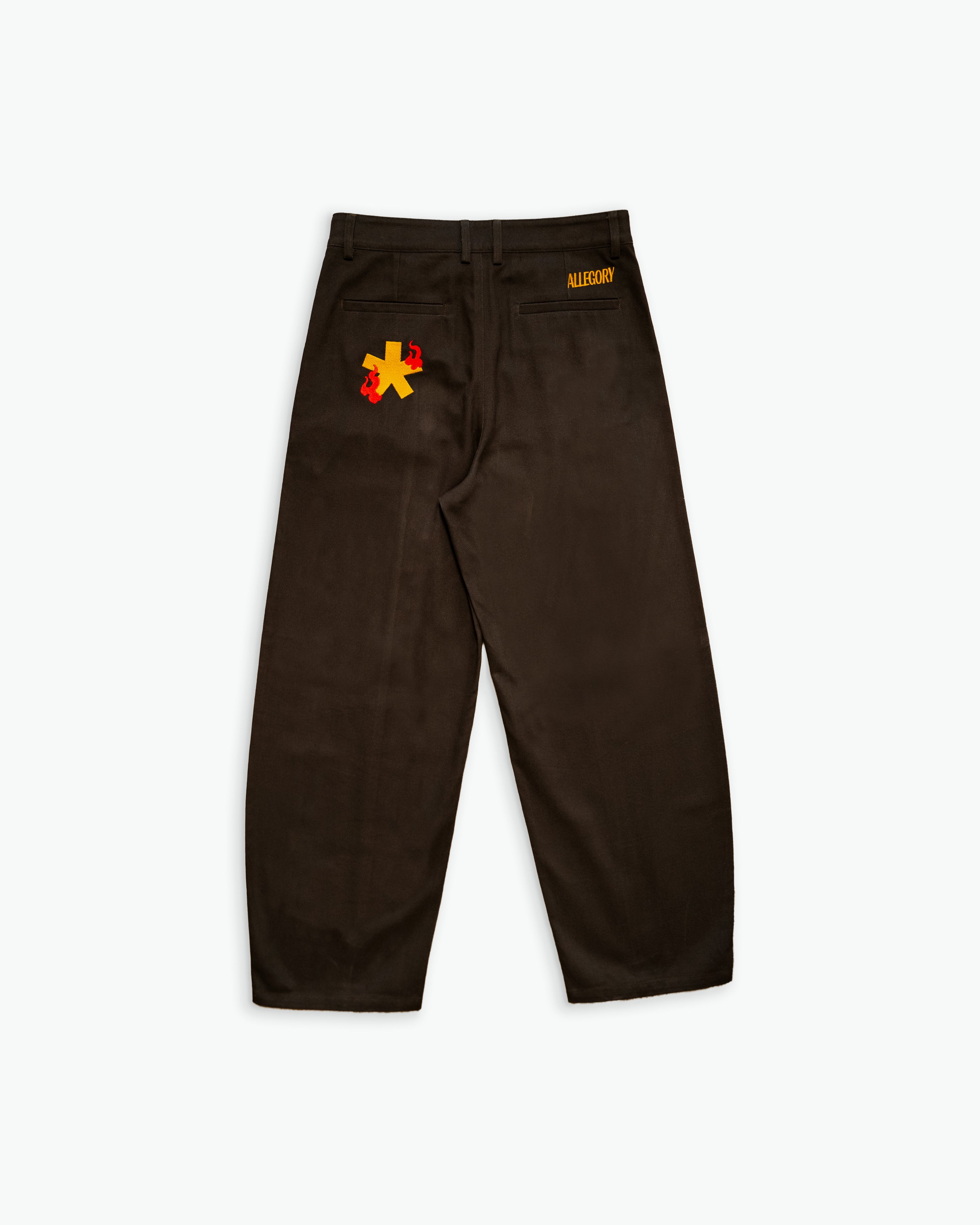 Yokohama Yankii Pleated Baggy Trousers-2