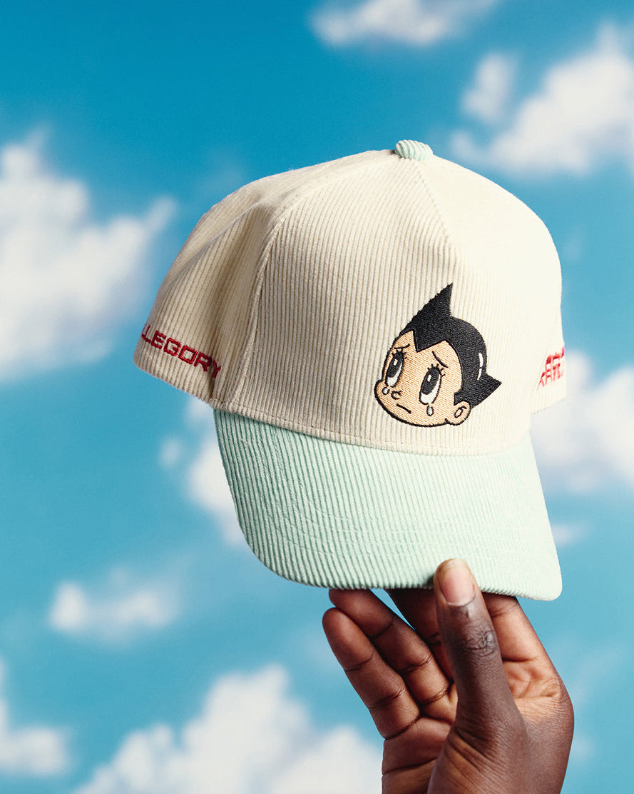 Tears of Atom Corduroy Hat For Astro Boy / Cream / Teal-2