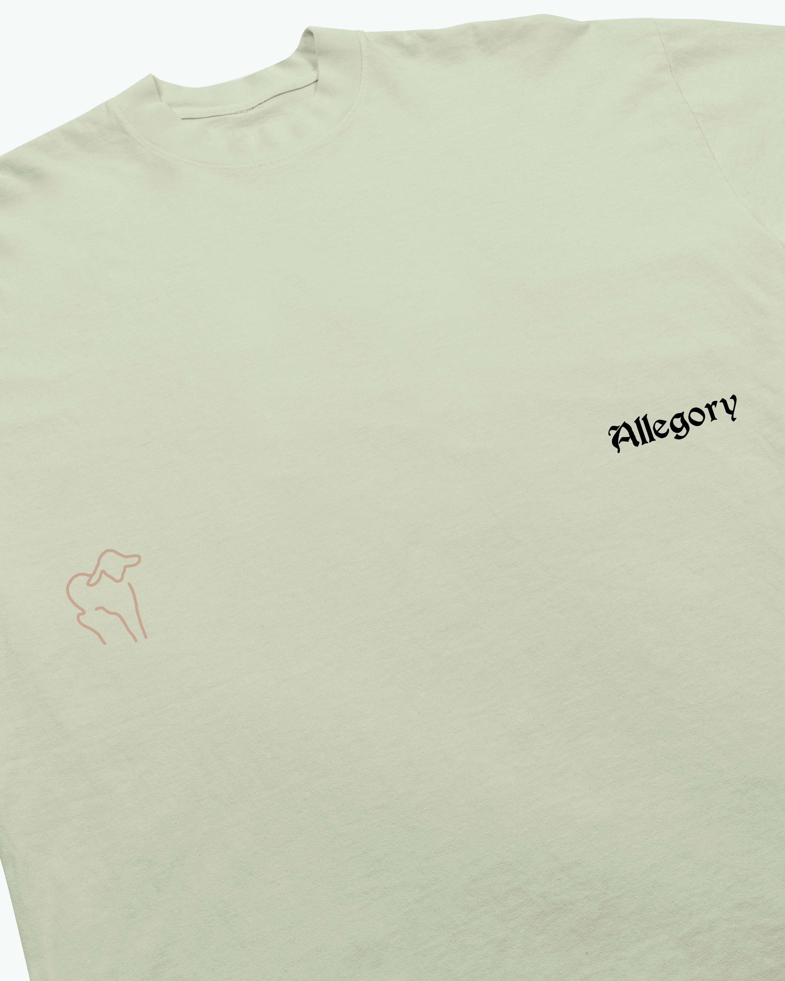 Boy Who Cried Wolf Tee / Sage Green-4