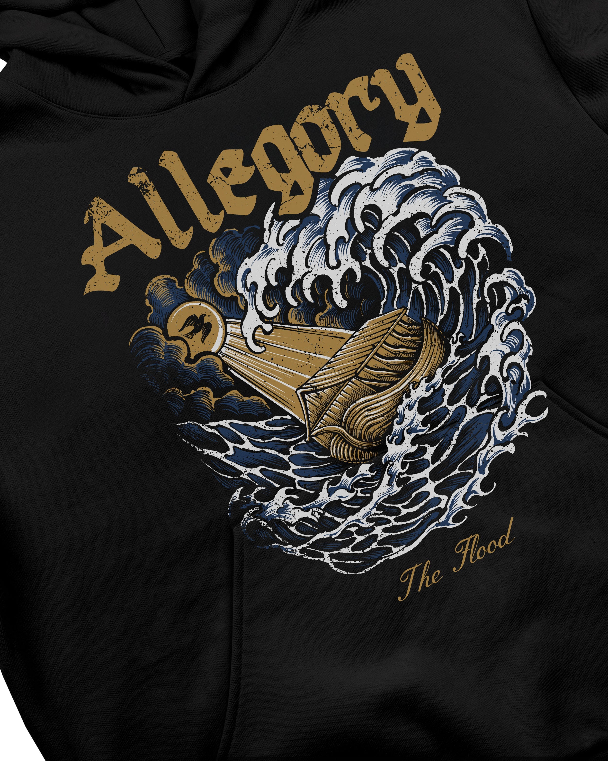 The Flood Hoodie / Black-2