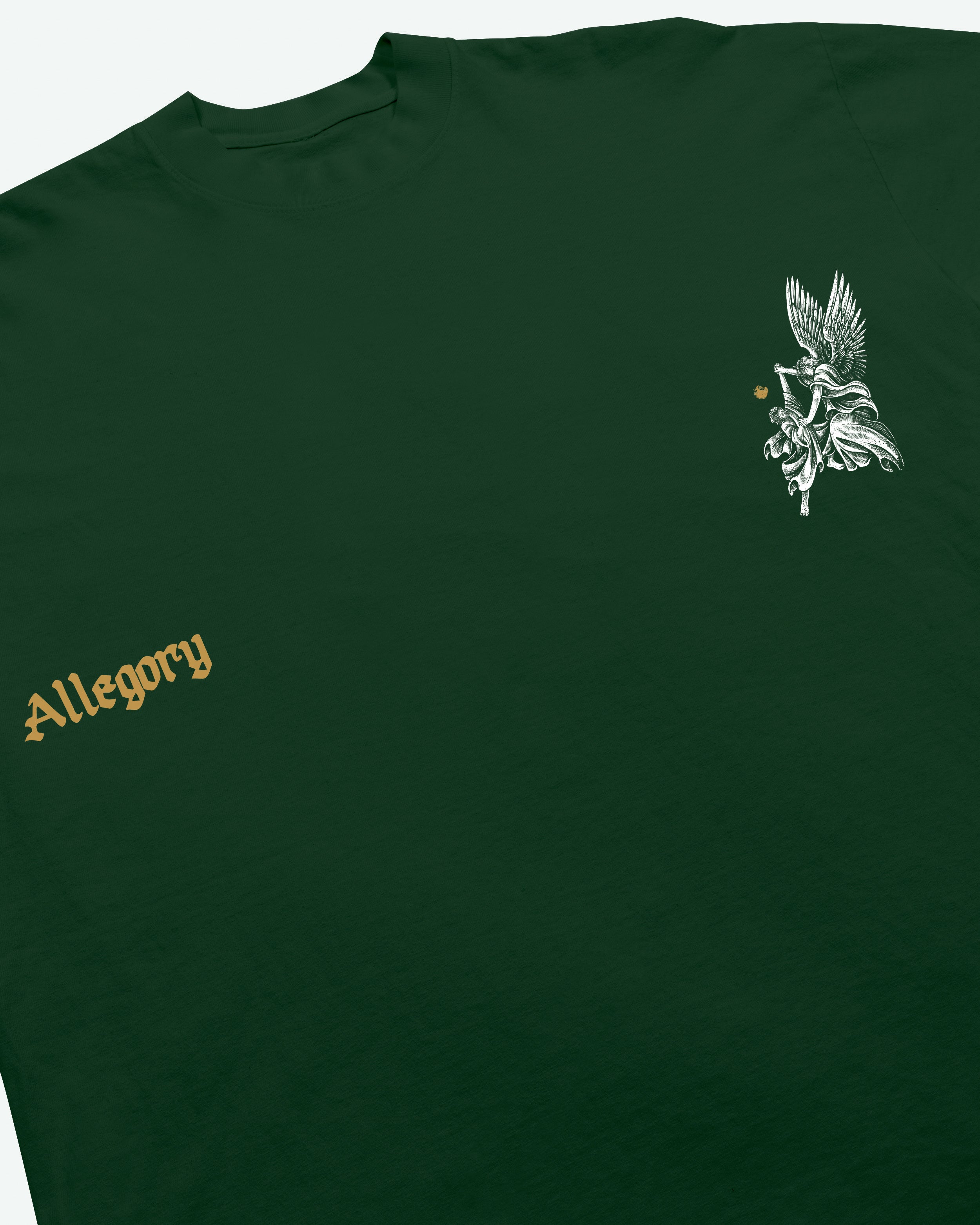 Wrestle With God Tee / Green-3